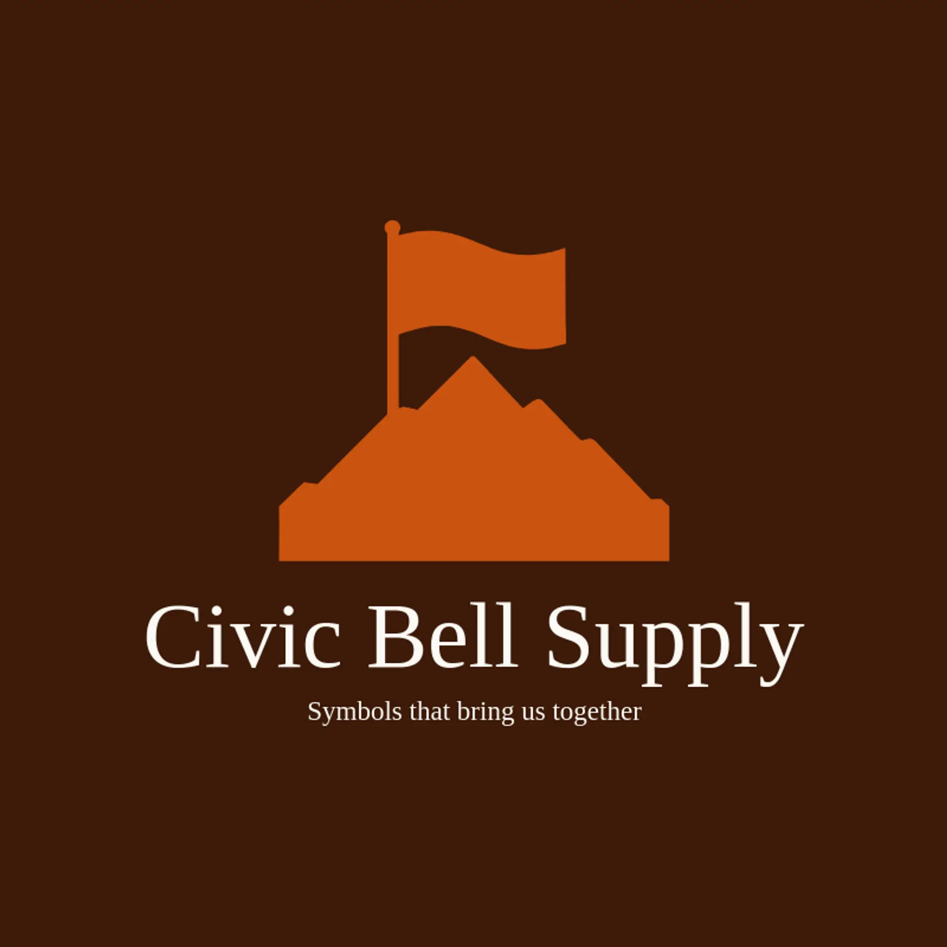 Civic Bell Supply logo for american flag