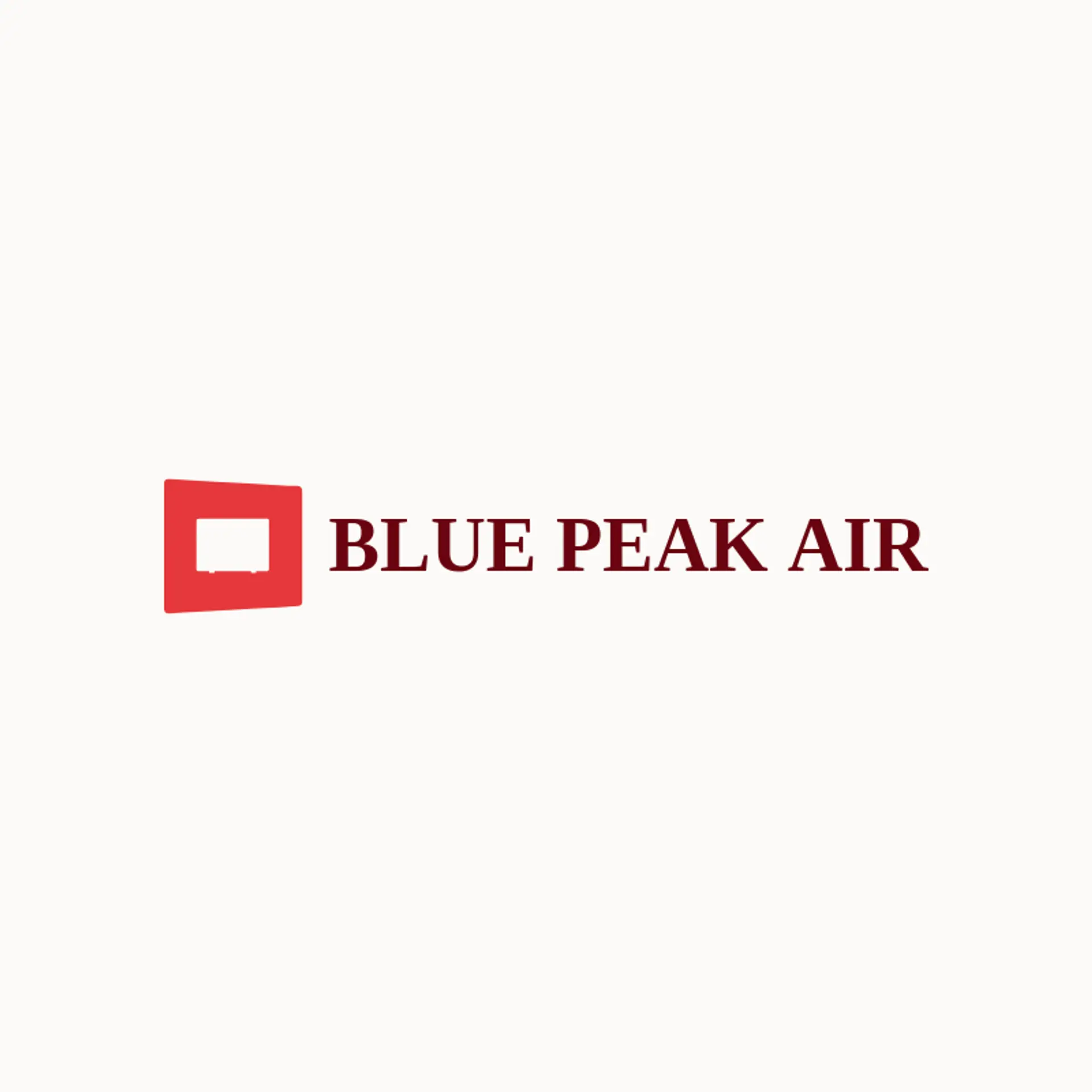 Blue Peak Air logo for air conditioning