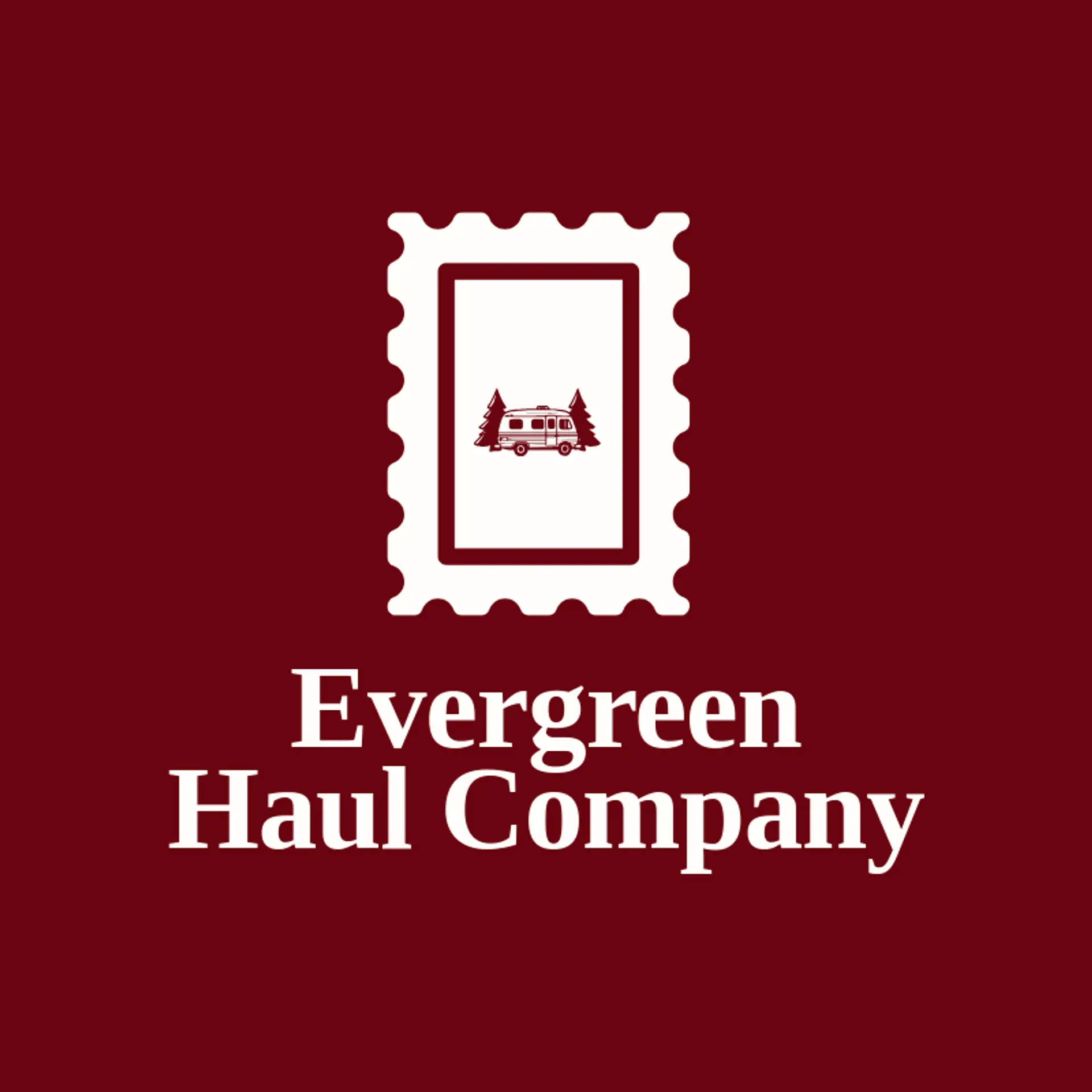 Evergreen Haul Company logo for trailer