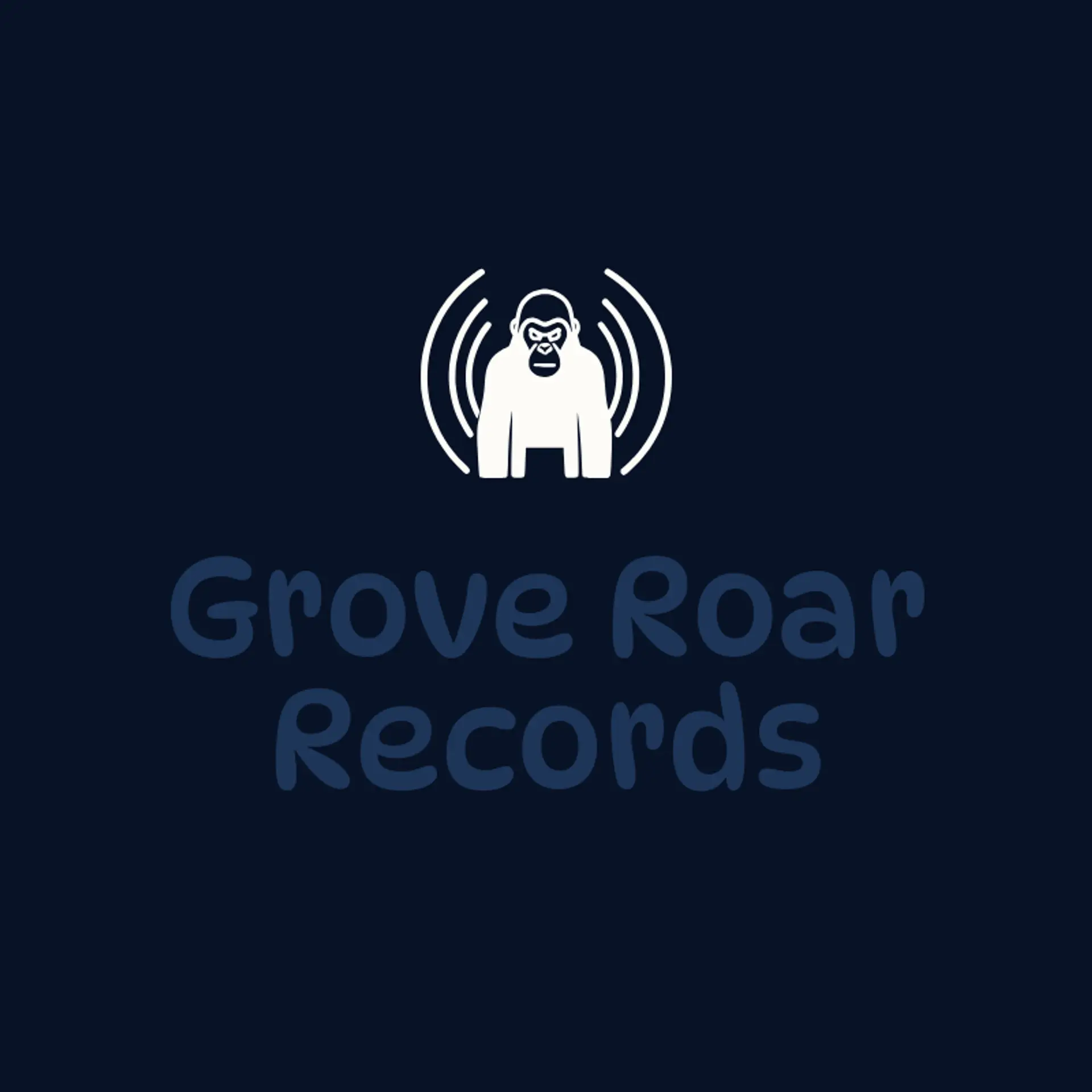 Grove Roar Records logo for gorilla