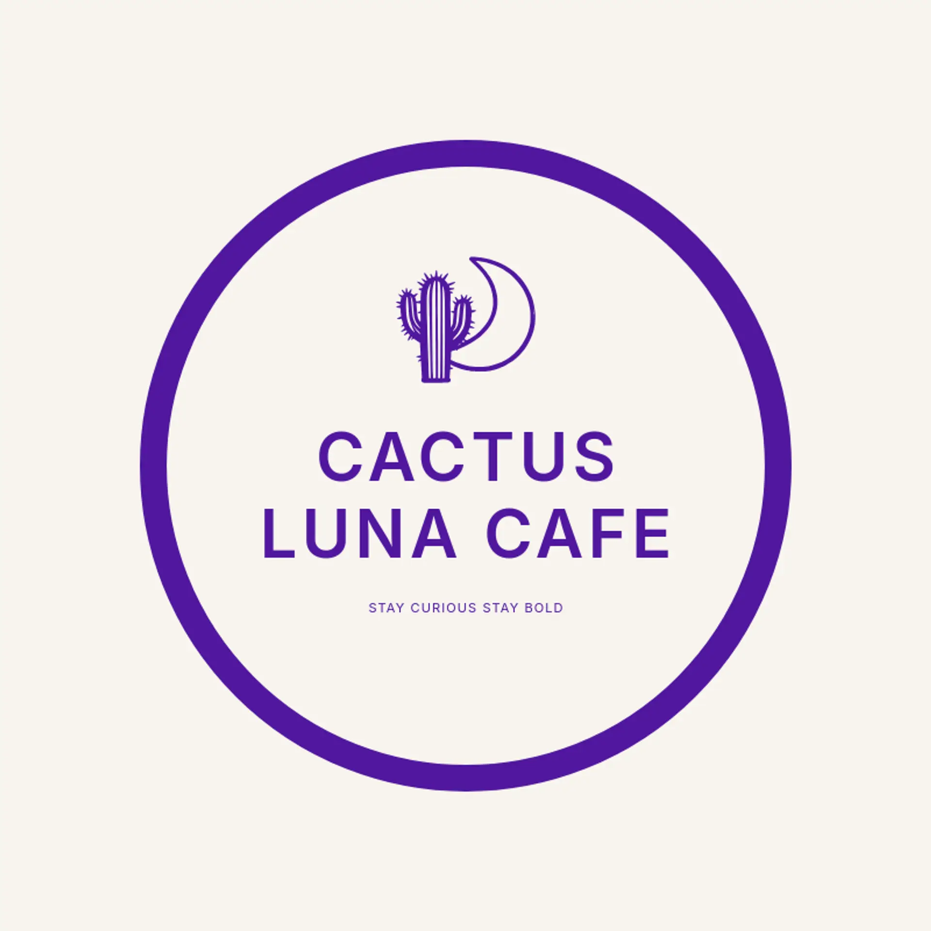 Cactus Luna Cafe logo for mexican