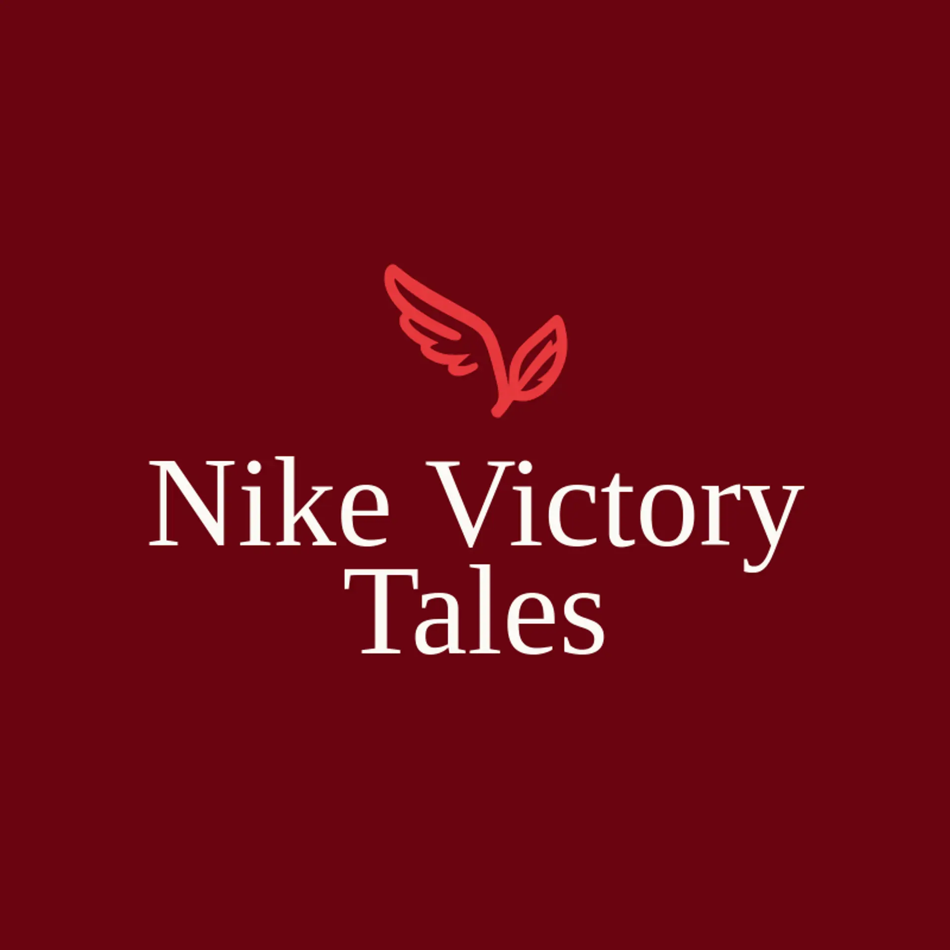 Nike Victory Tales logo for greek mythology
