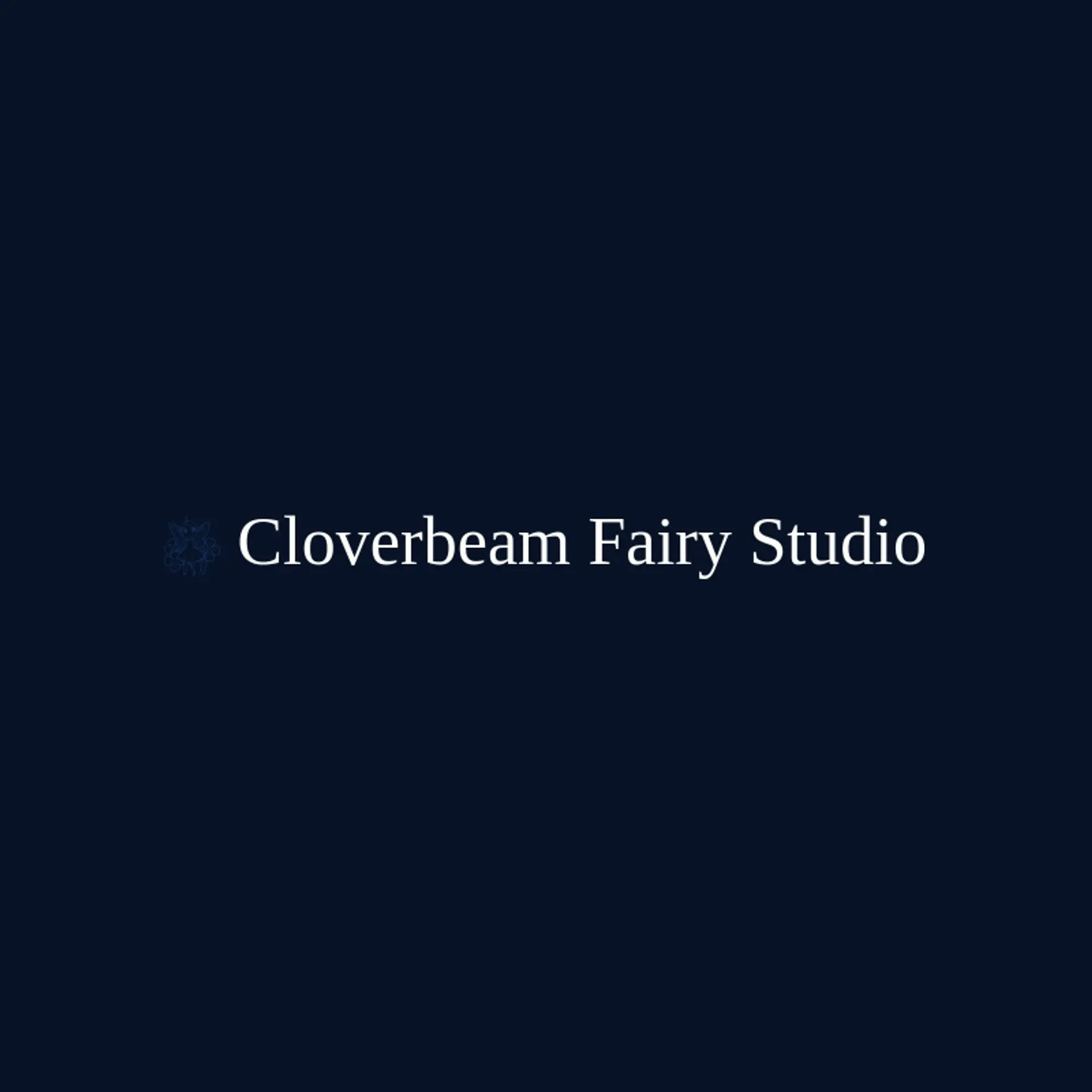 Cloverbeam Fairy Studio logo for fairy