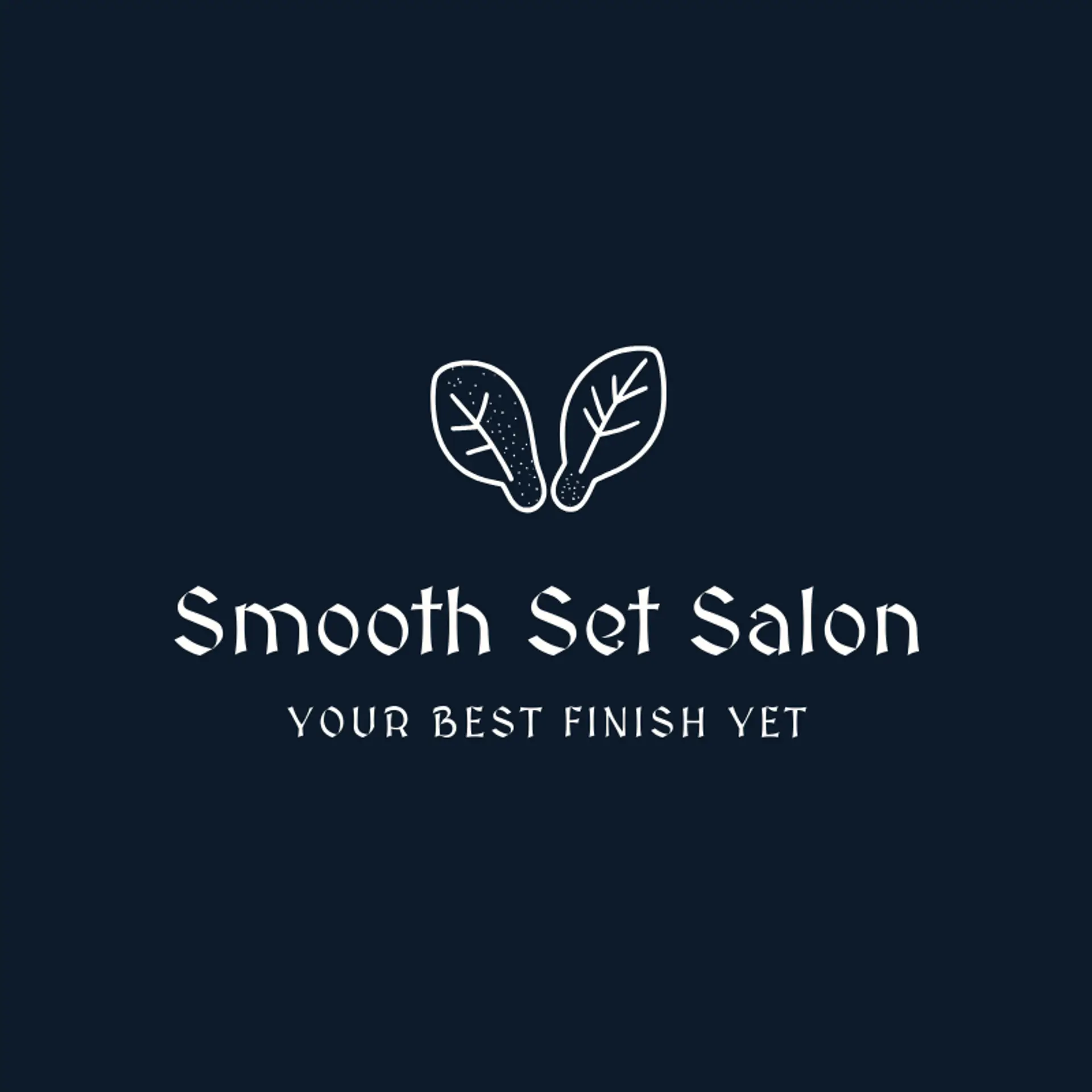 Smooth Set Salon logo for nail