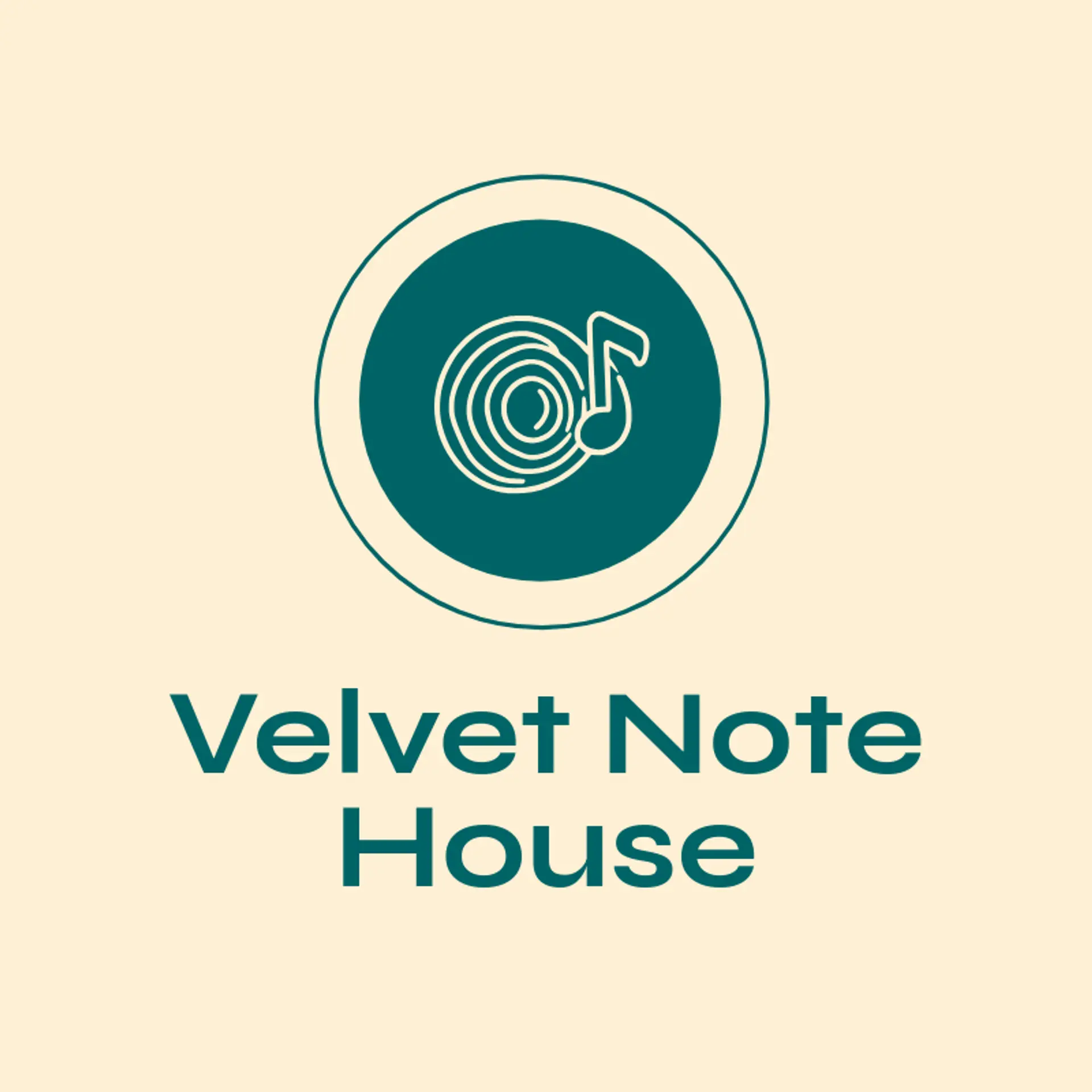 Velvet Note House logo for studio