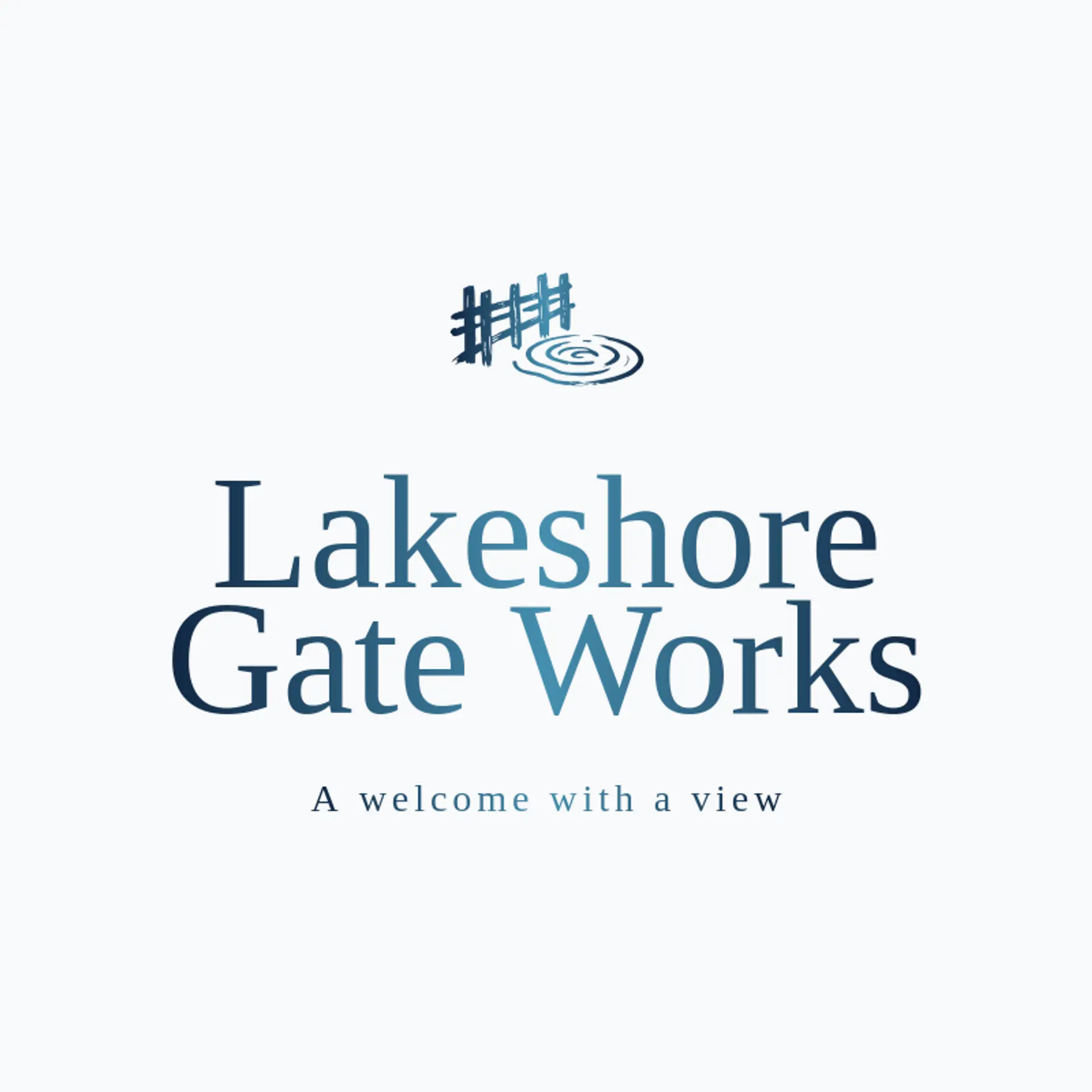 Lakeshore Gate Works logo for fence