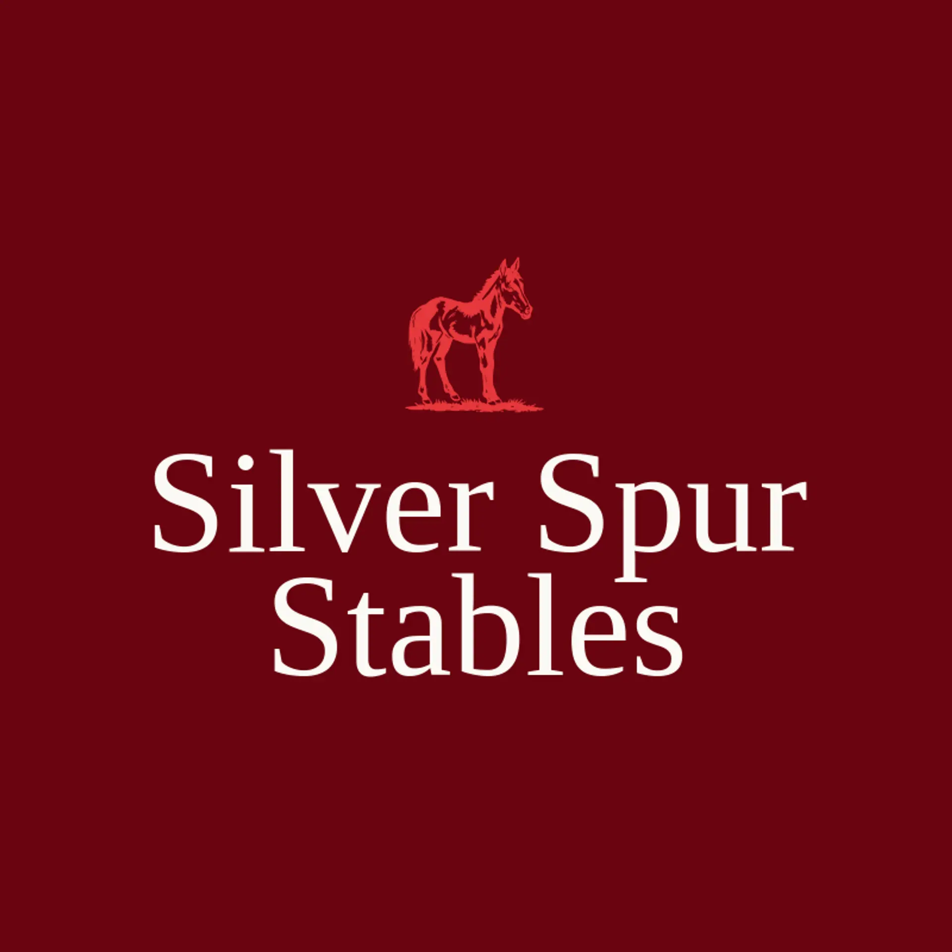 Silver Spur Stables logo for colt