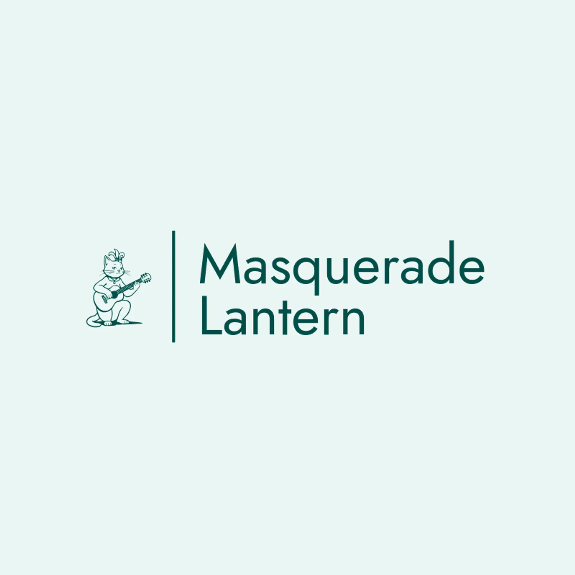 Masquerade Lantern logo for mardi gras