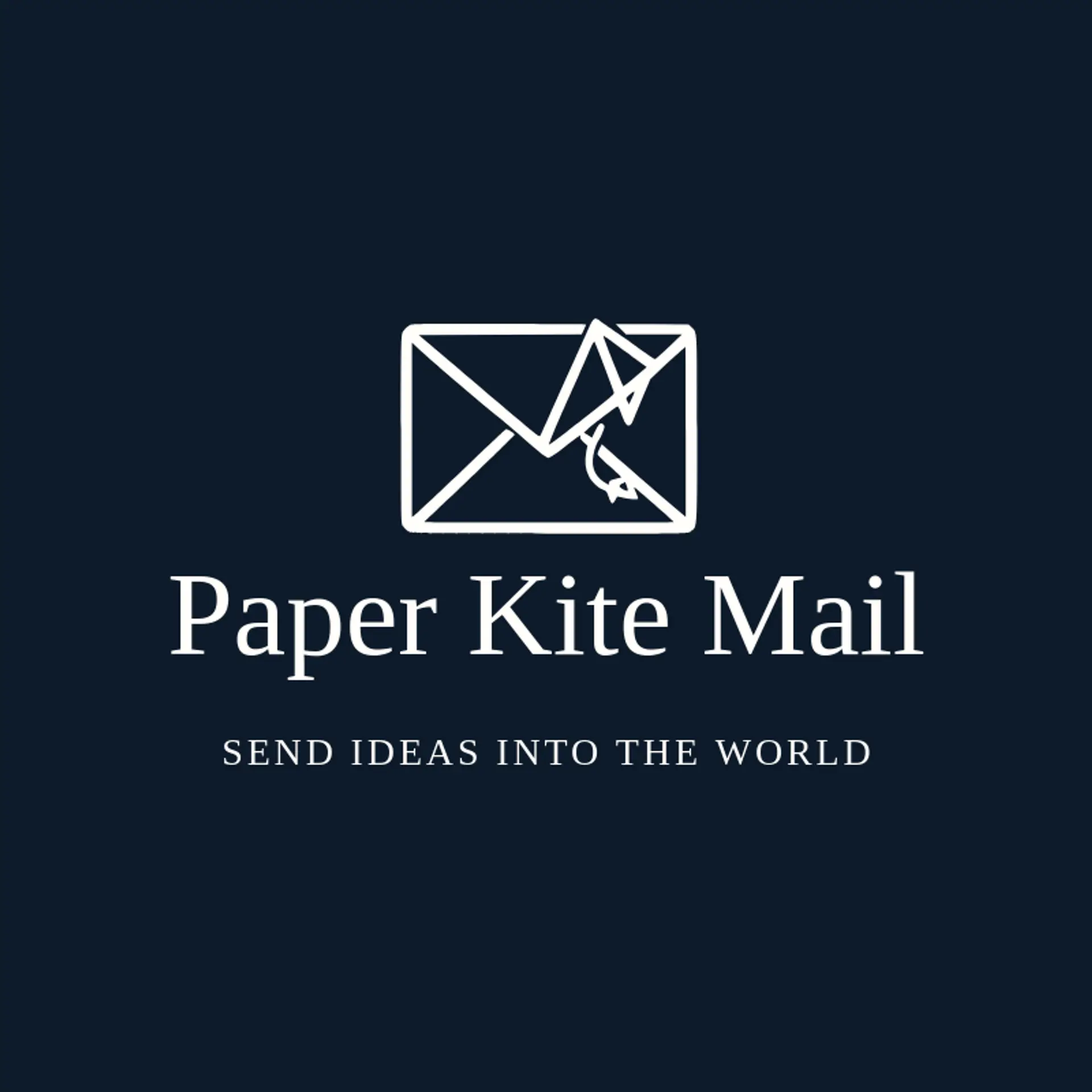 Paper Kite Mail logo for envelope