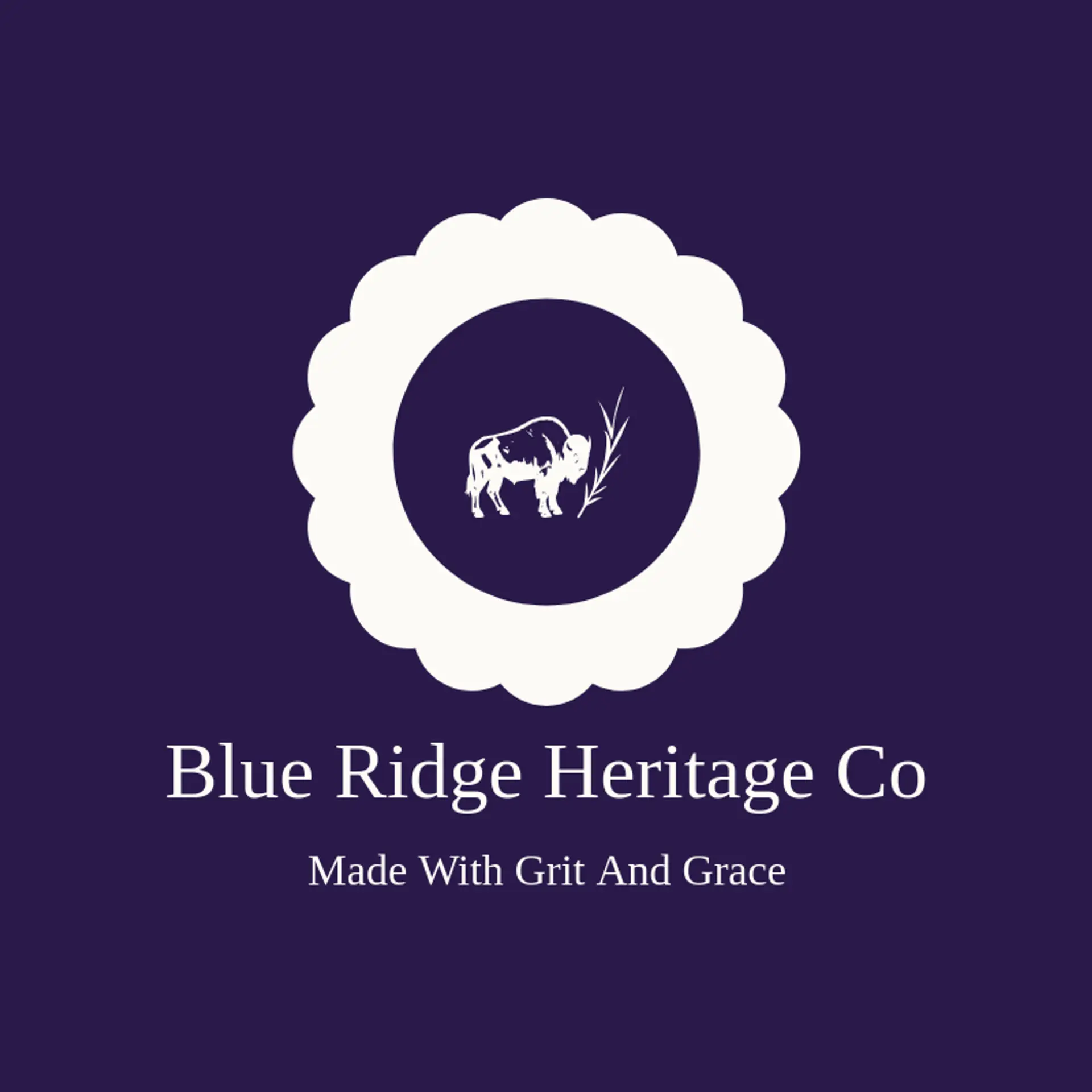 Blue Ridge Heritage Co logo for masculine