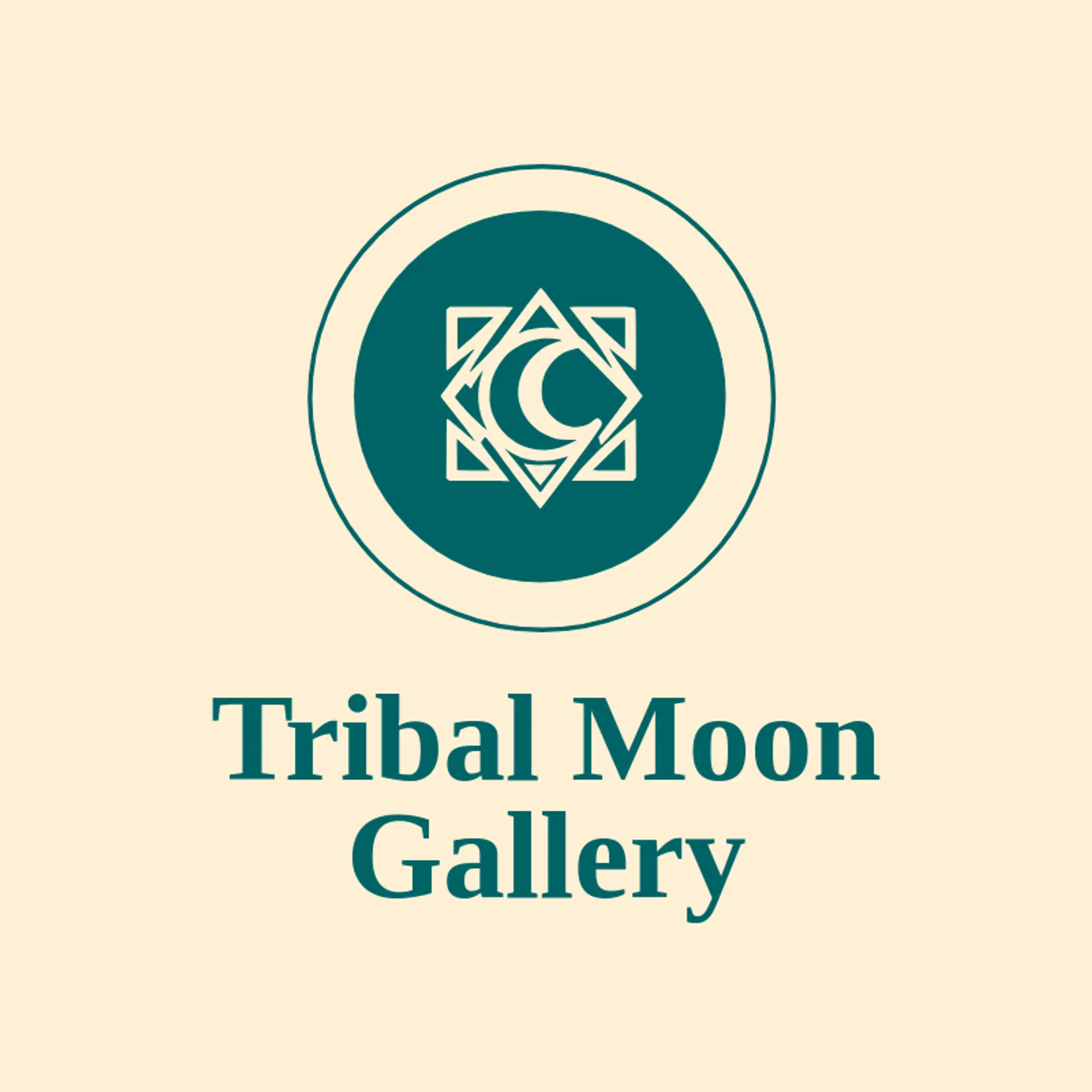 Tribal Moon Gallery logo for tribal