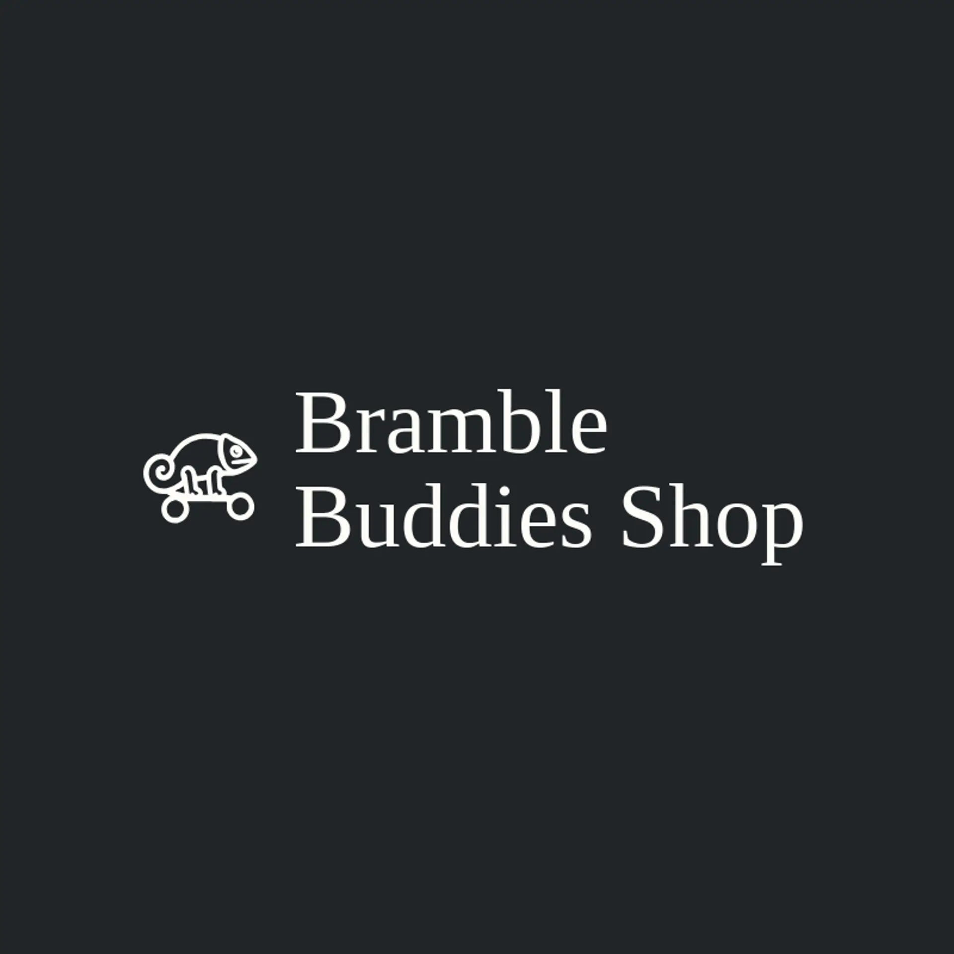 Bramble Buddies Shop logo for chameleon