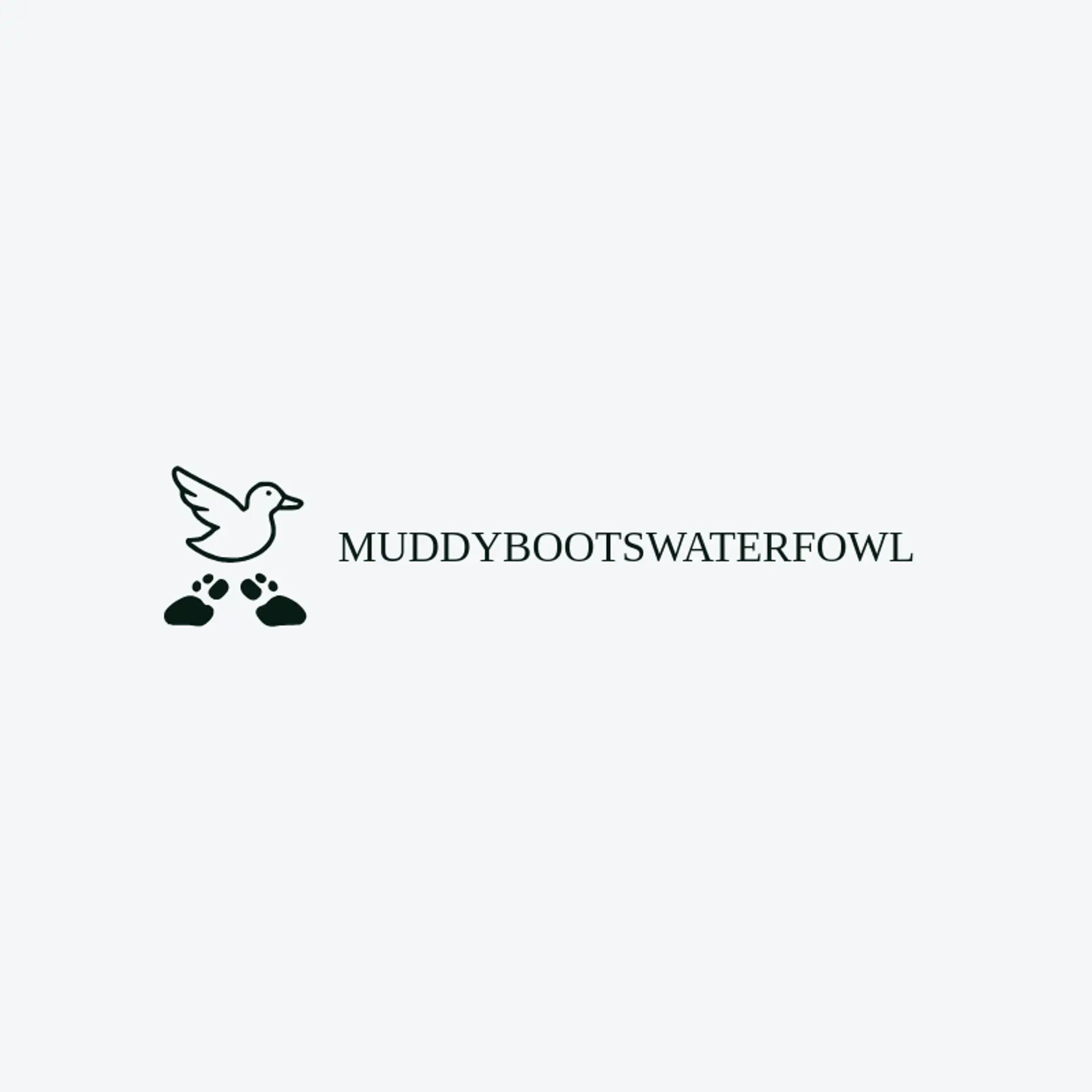 Muddy Boots Waterfowl logo for duck hunting