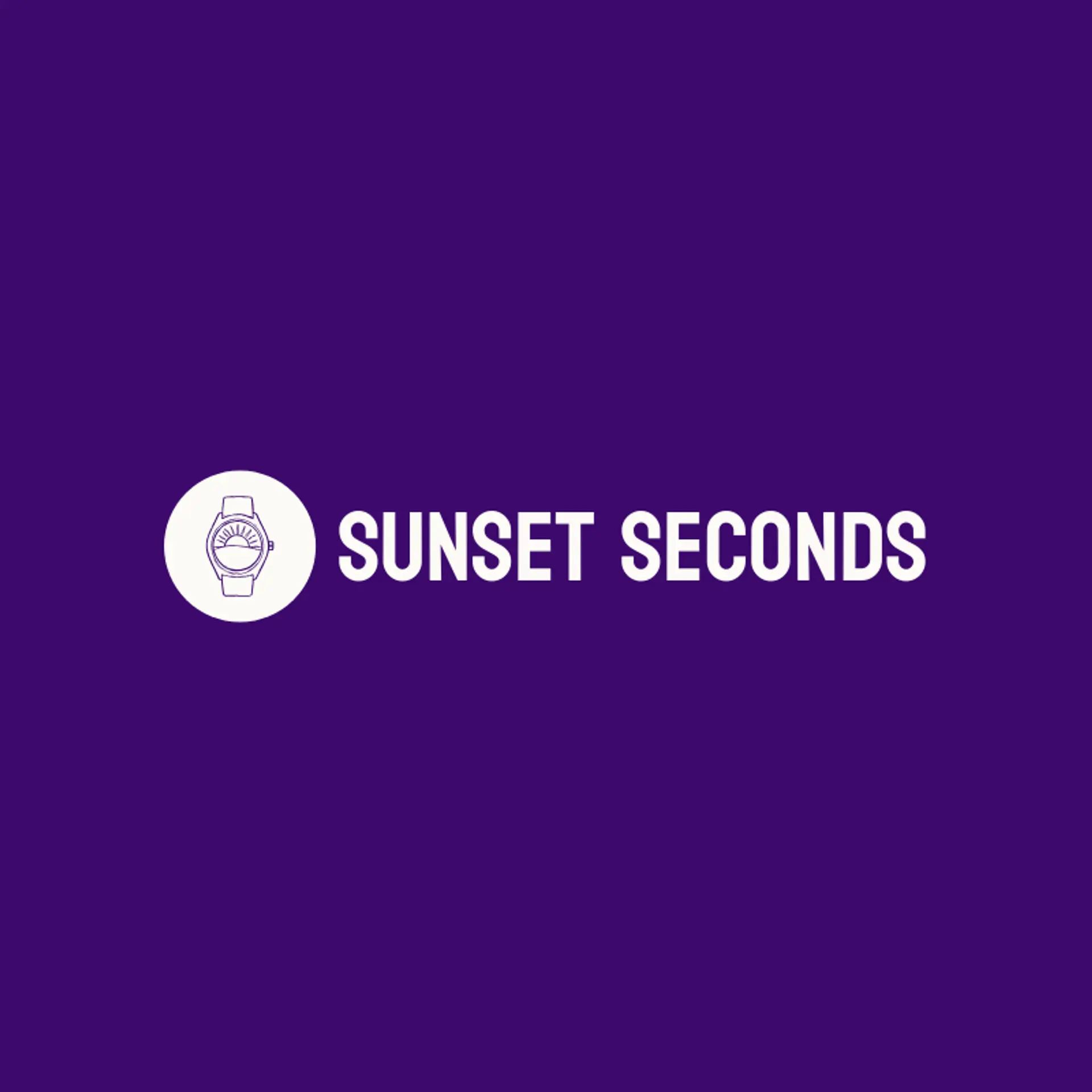 Sunset Seconds logo for watch
