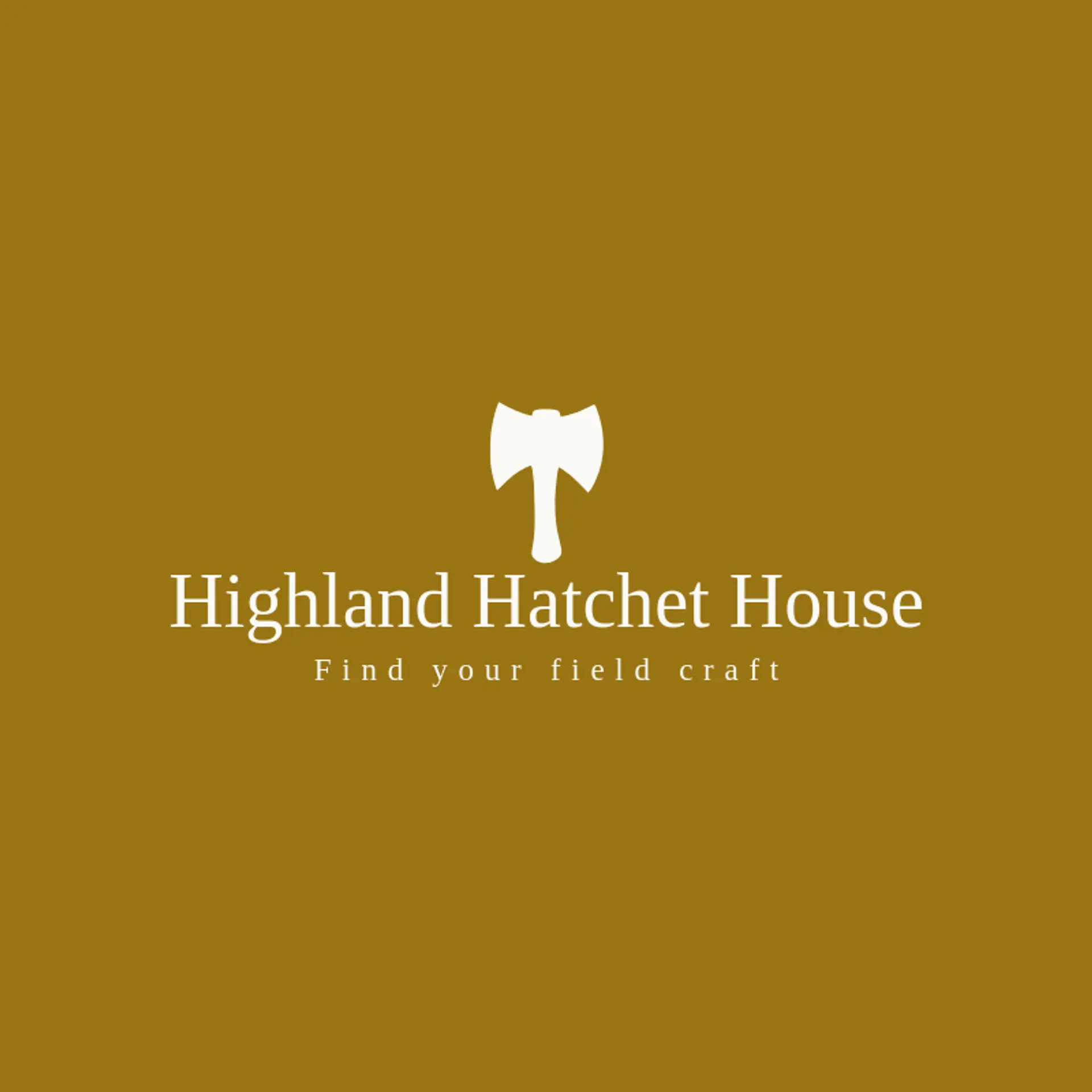 Highland Hatchet House logo for tomahawk