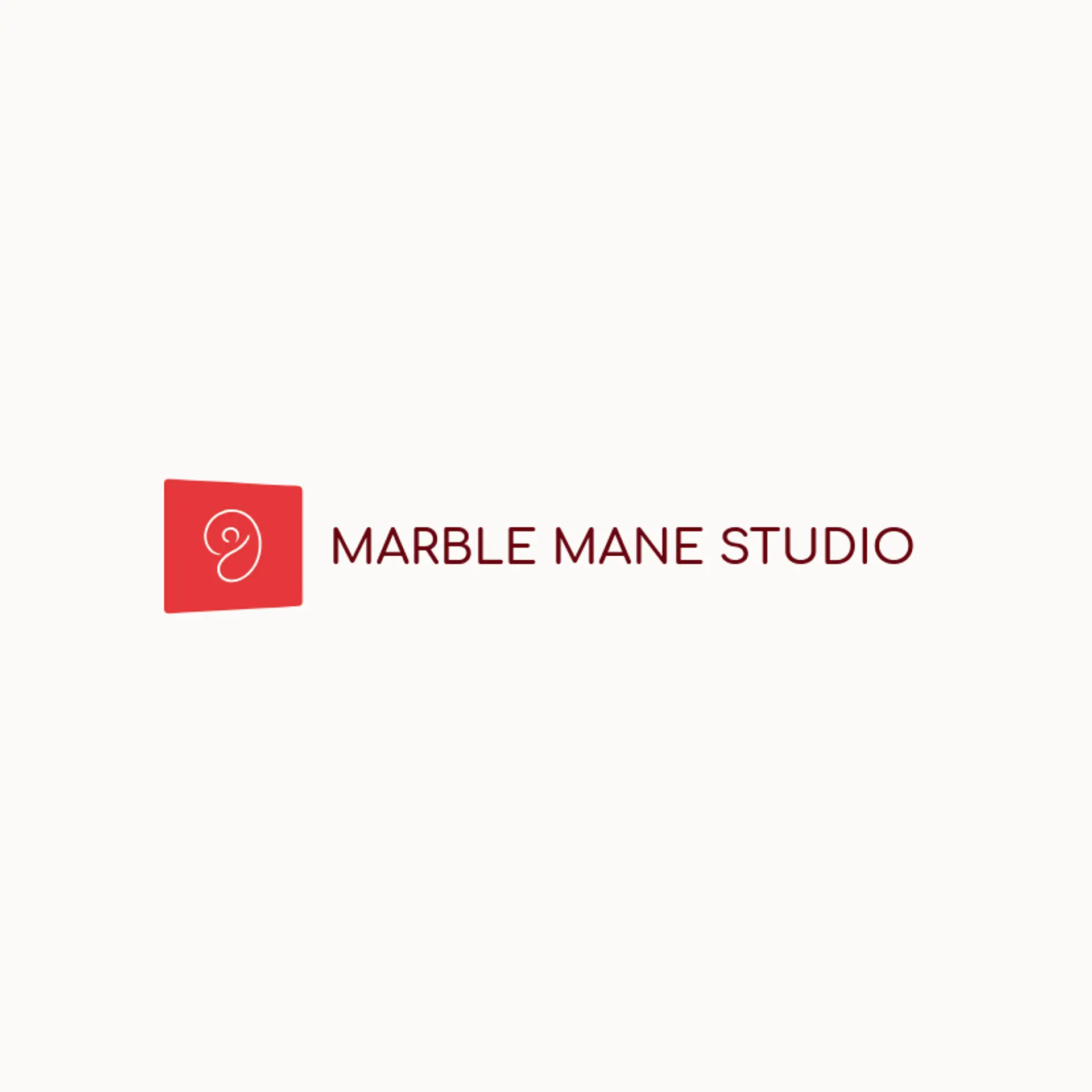 Marble Mane Studio logo for hair stylist