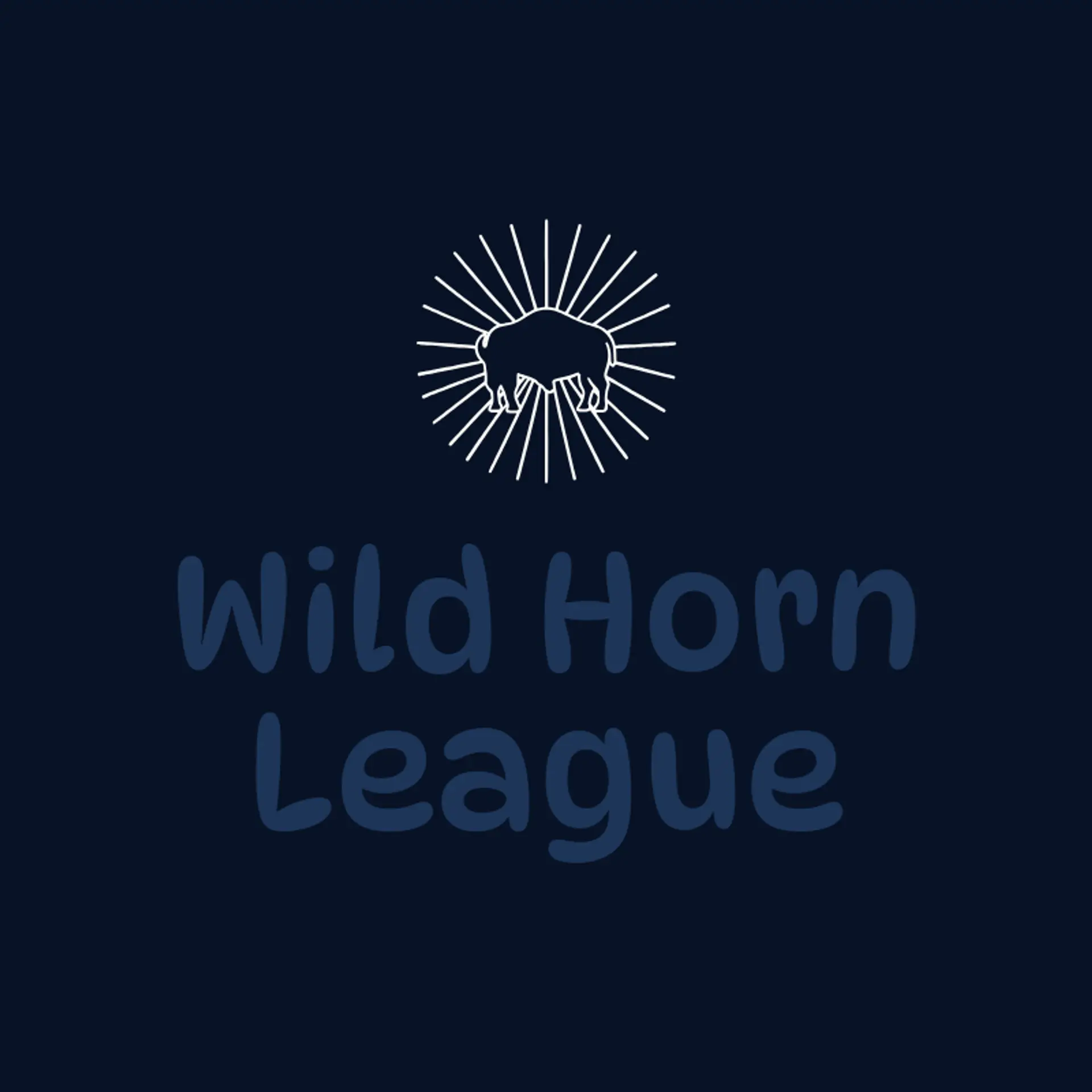 Wild Horn League logo for bison