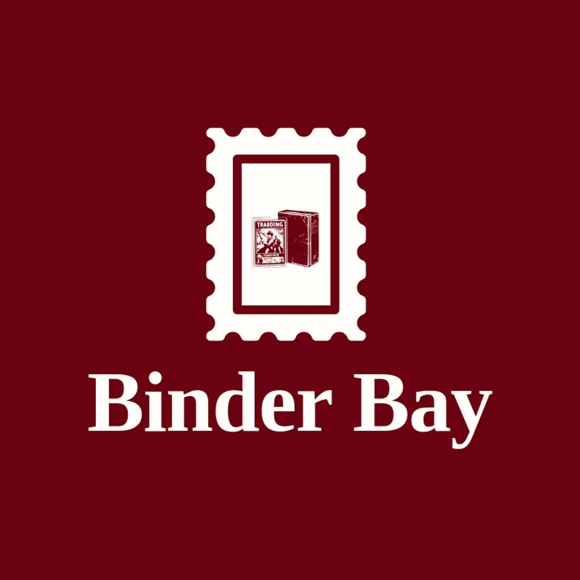Binder Bay logo for trading card