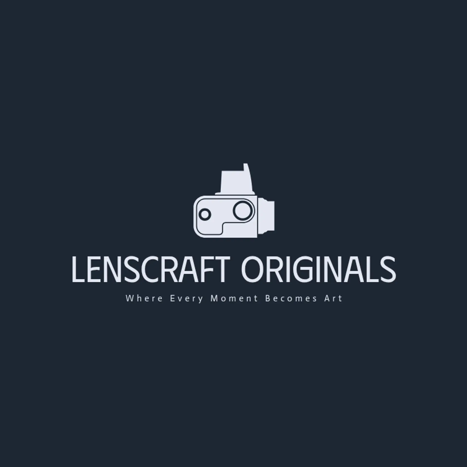 LensCrafter Studios logo for unique photography