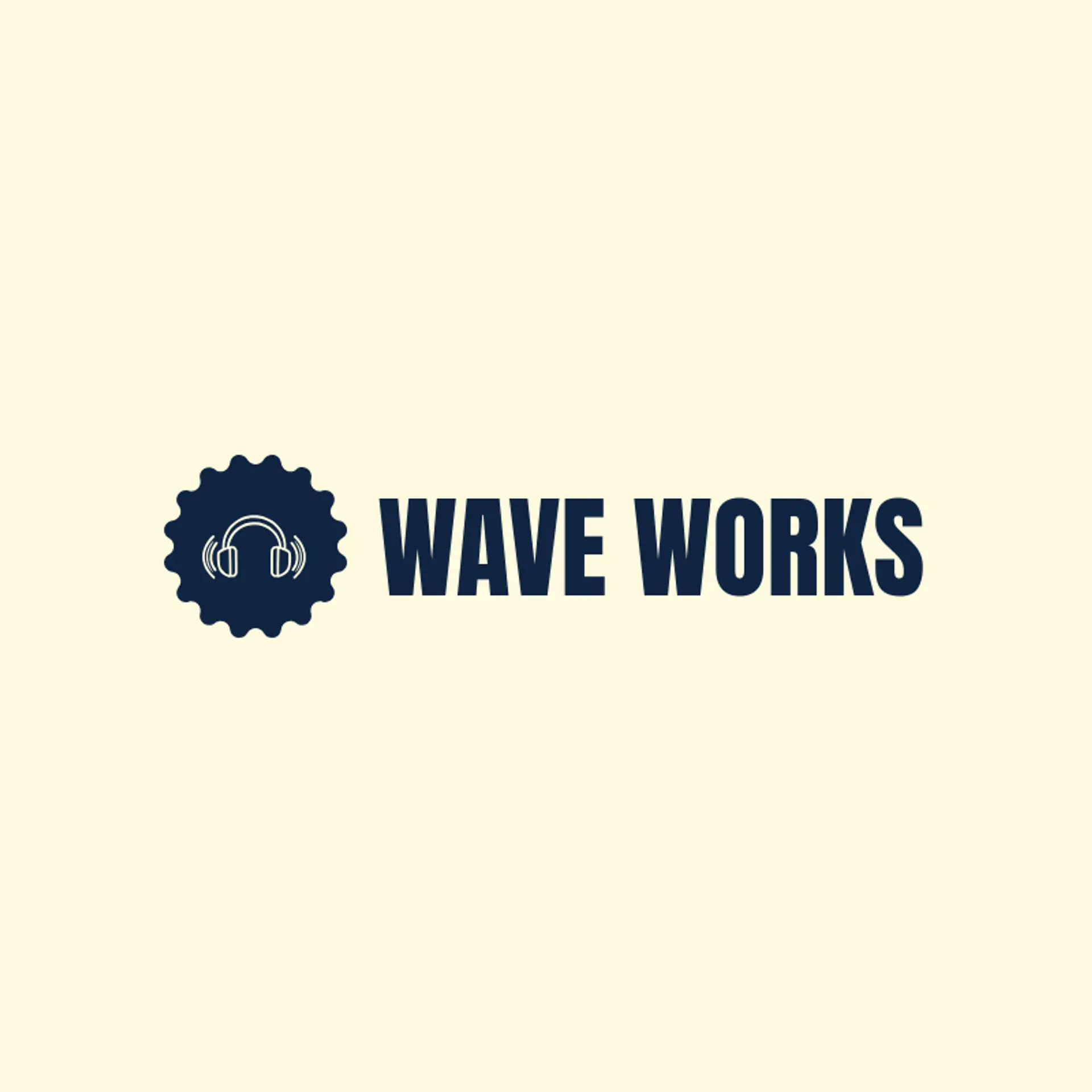 Wave Works logo for headphones