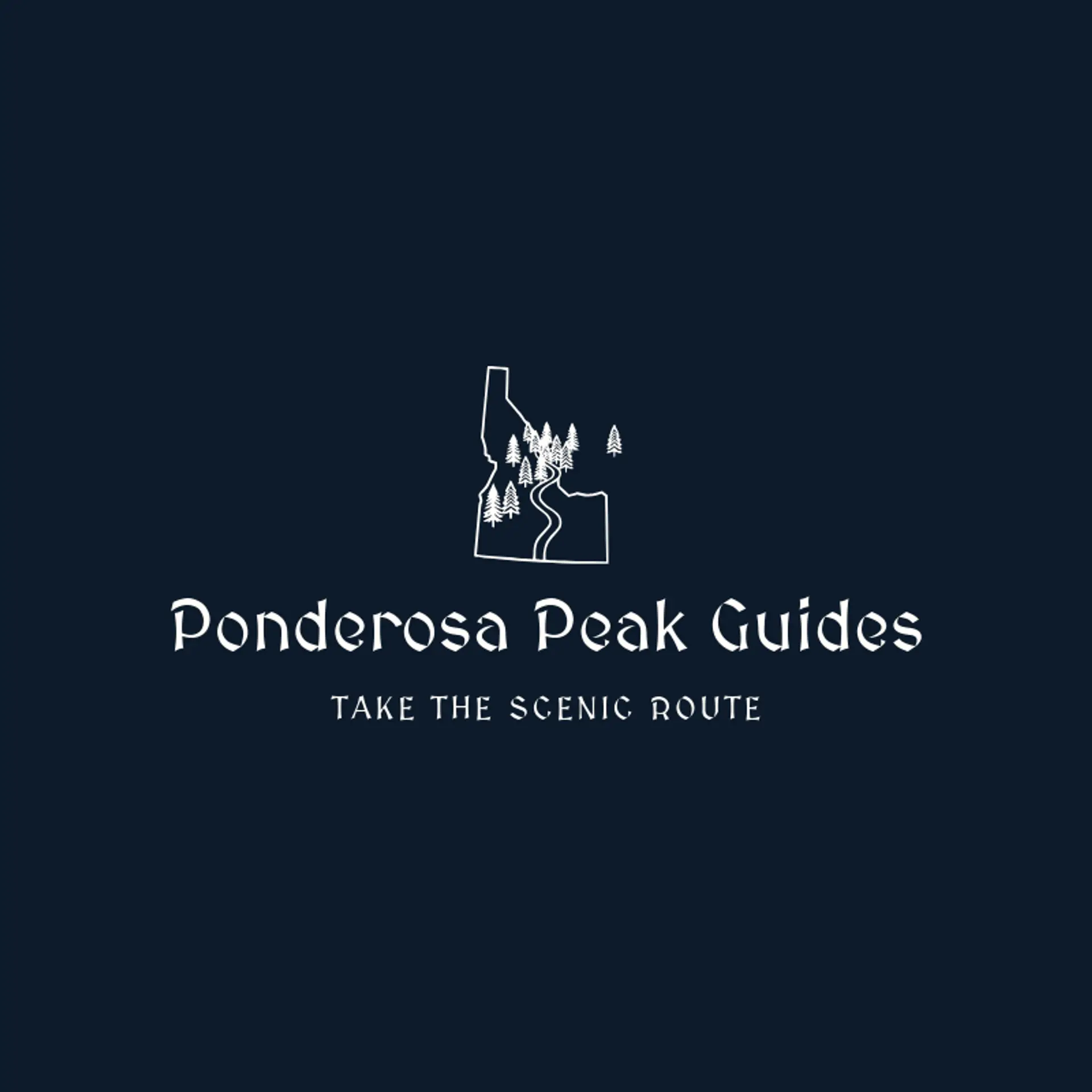 Ponderosa Peak Guides logo for idaho
