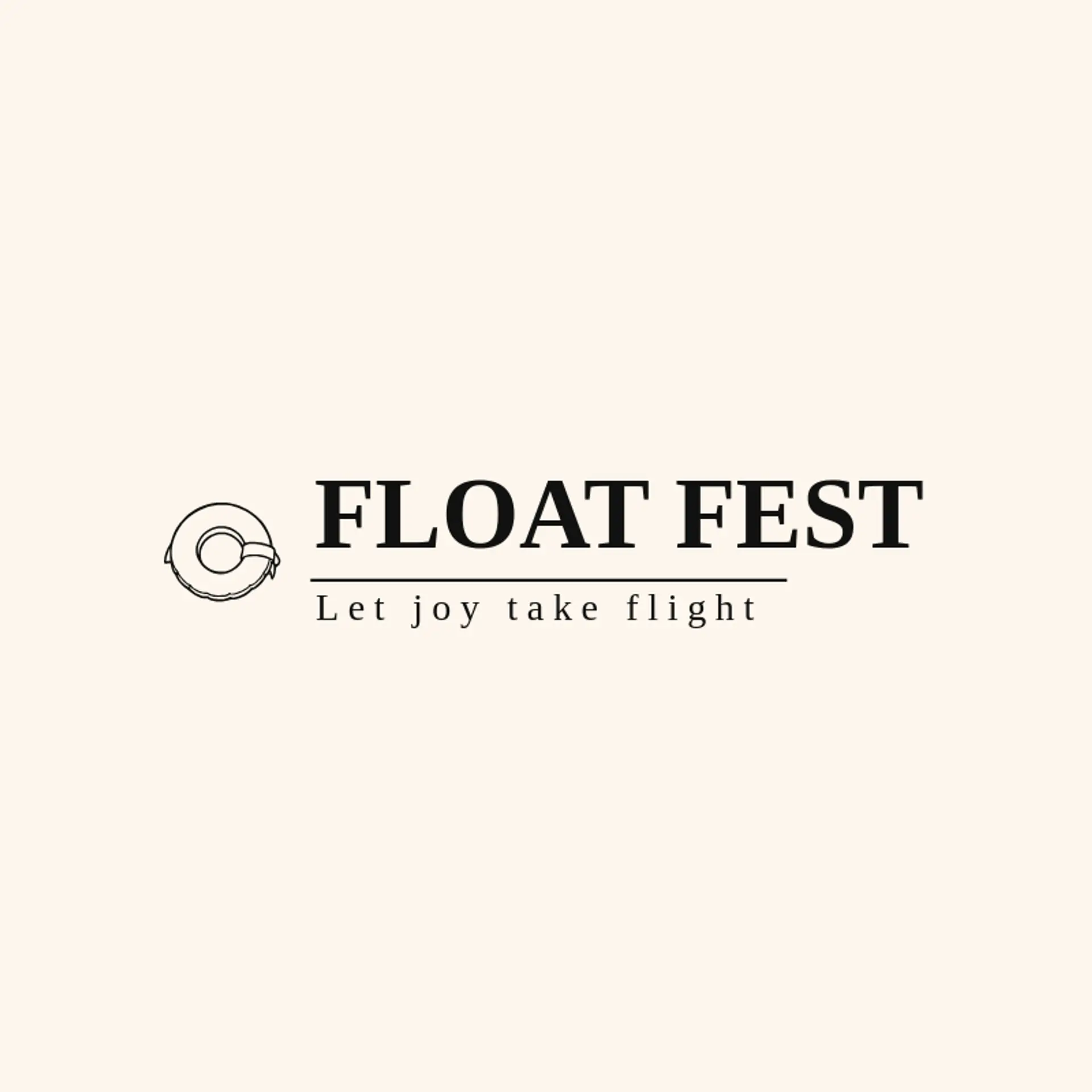 Float Fest logo for inflatable