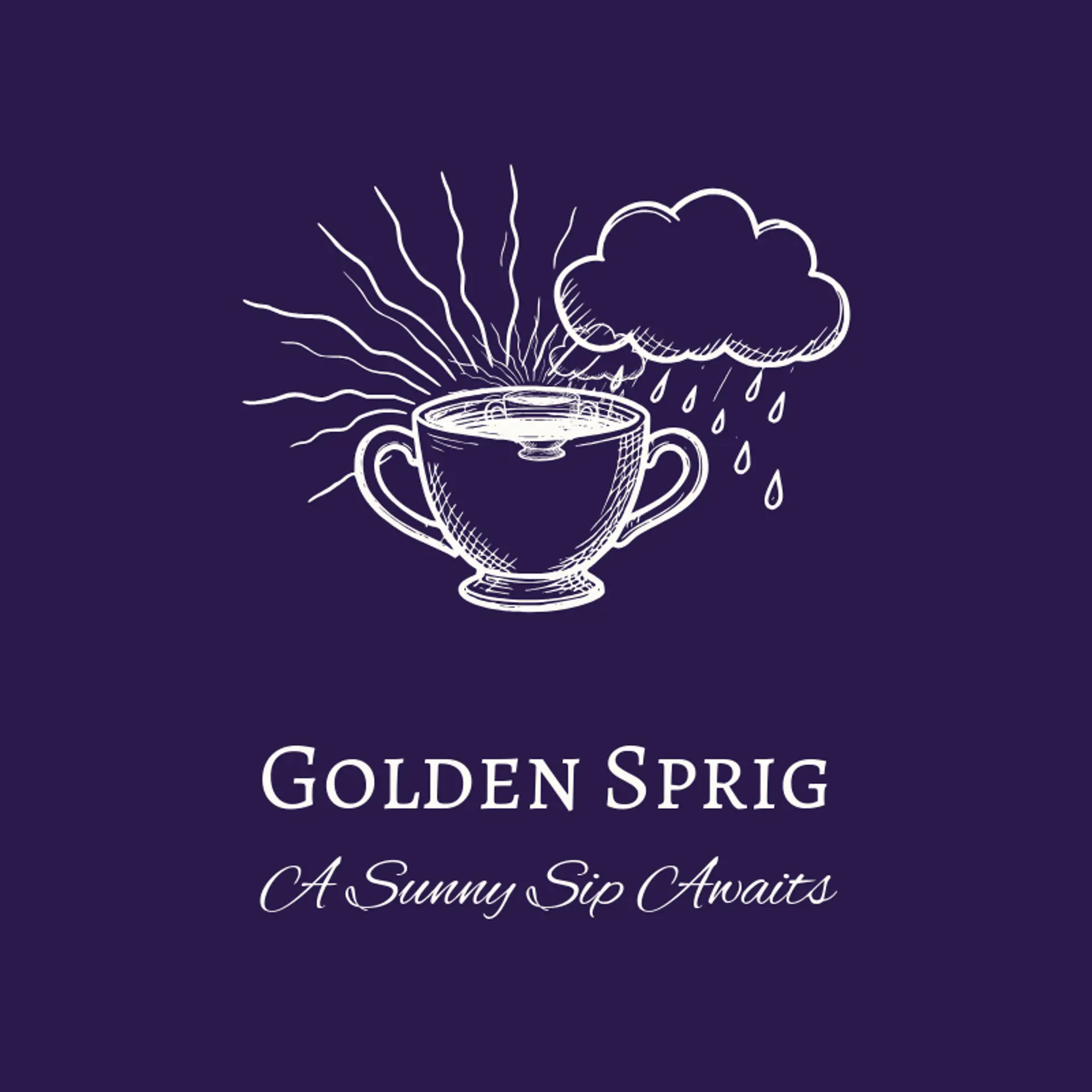 Golden Sprig logo for tea