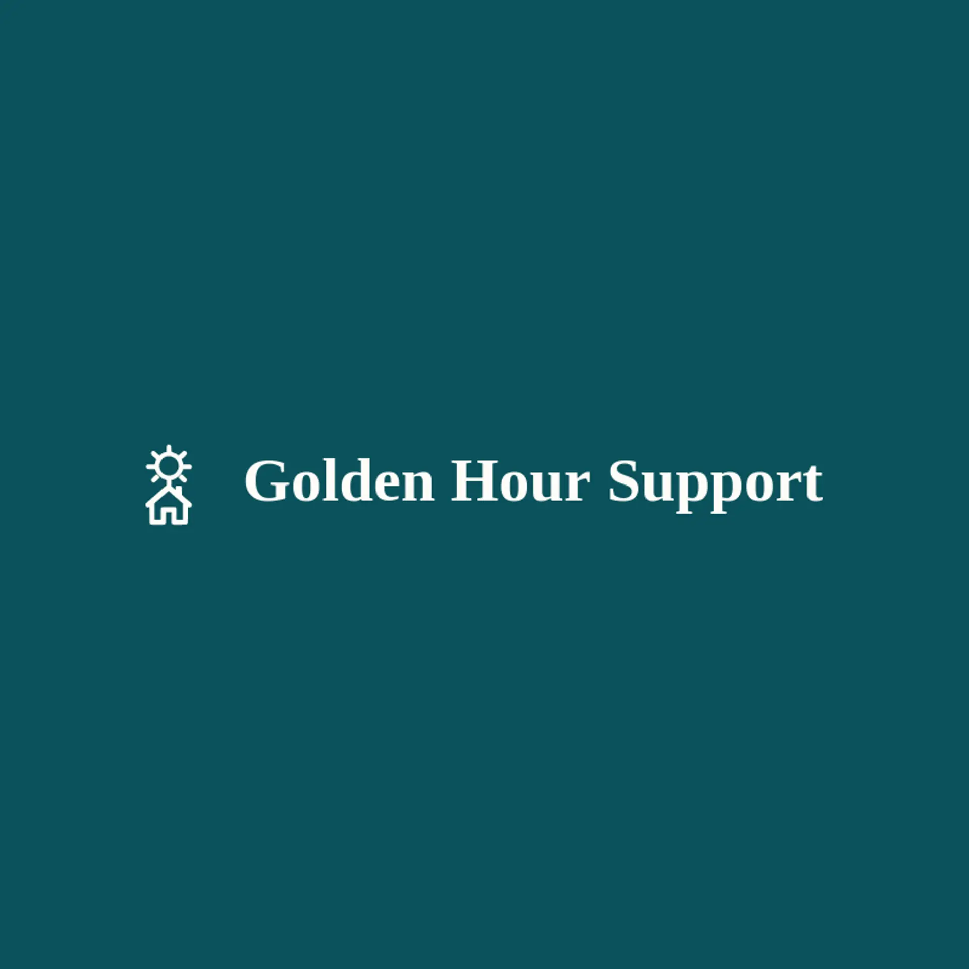 Golden Hour Support logo for home care
