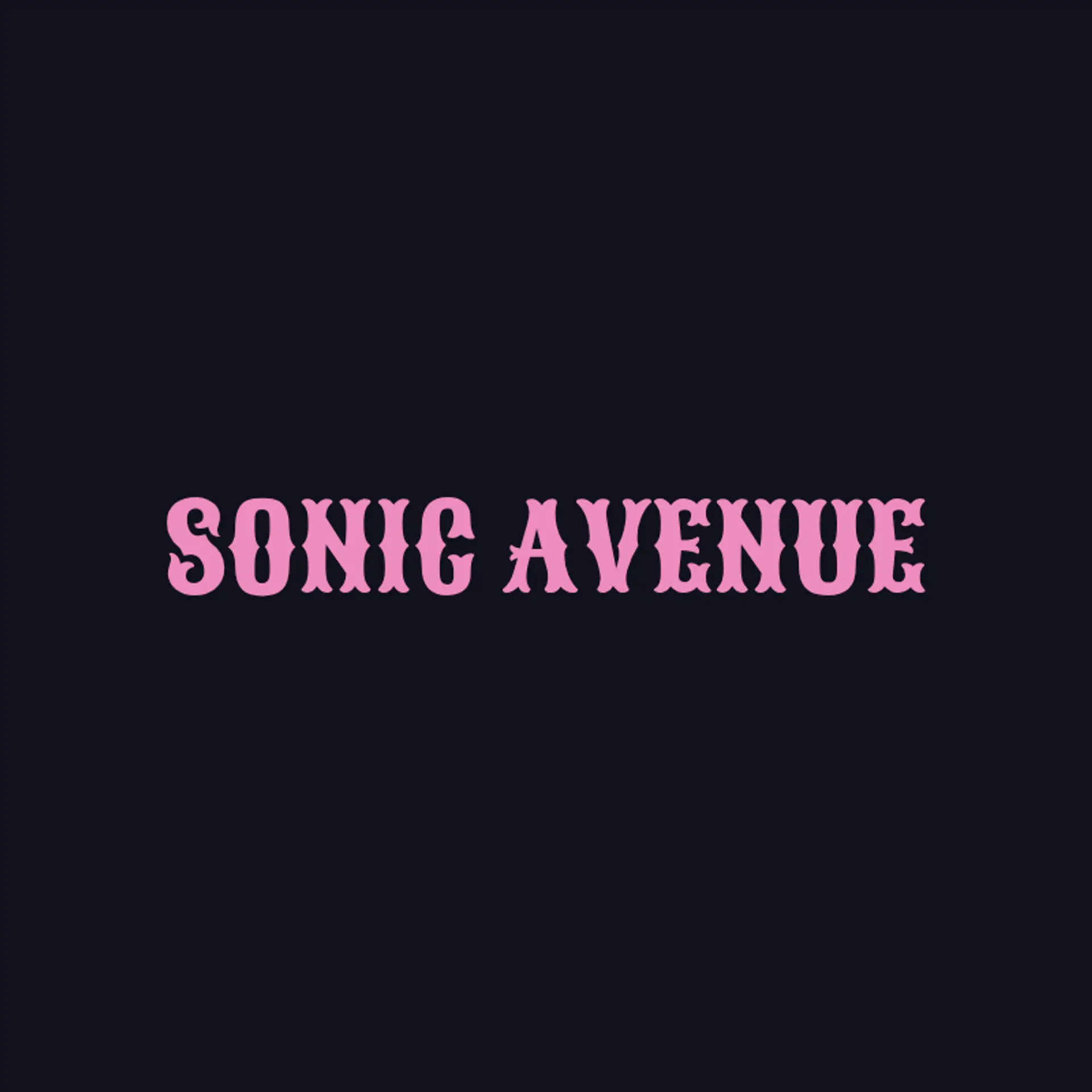 Sonic Avenue logo for music artist