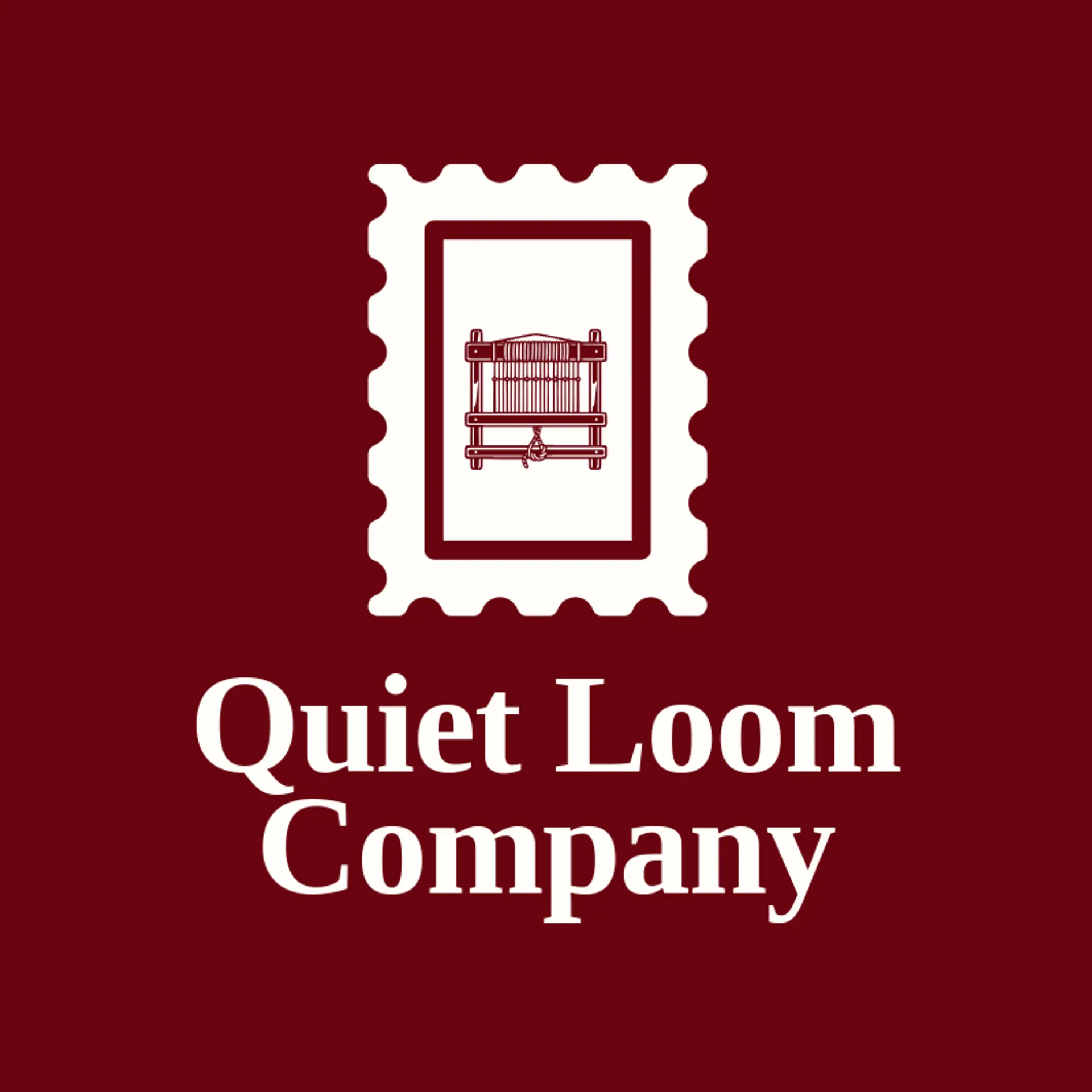 Quiet Loom Company logo for loom