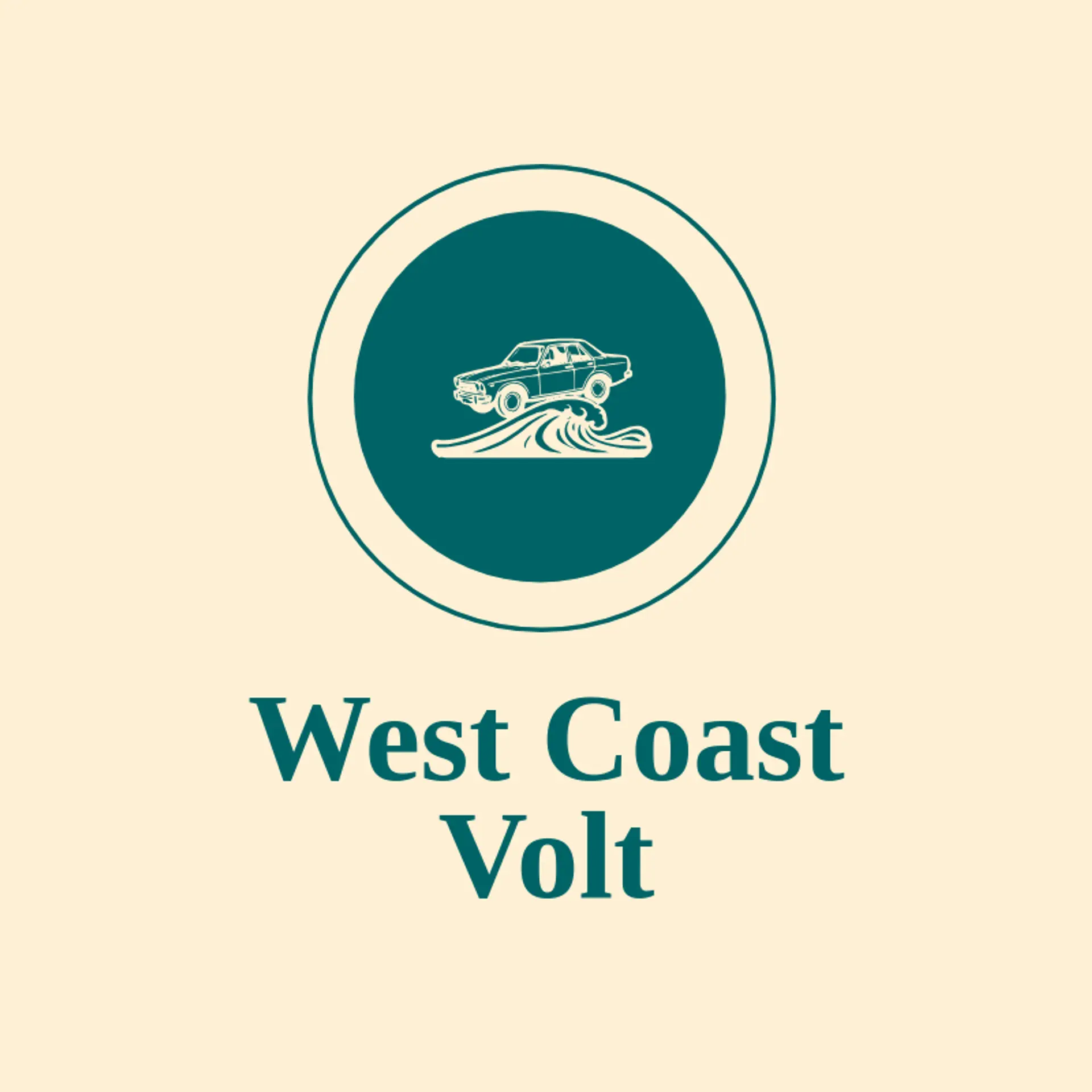 West Coast Volt logo for electric car