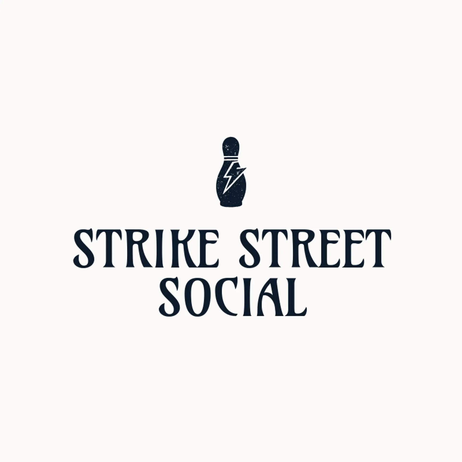 Strike Street Social logo for bowling