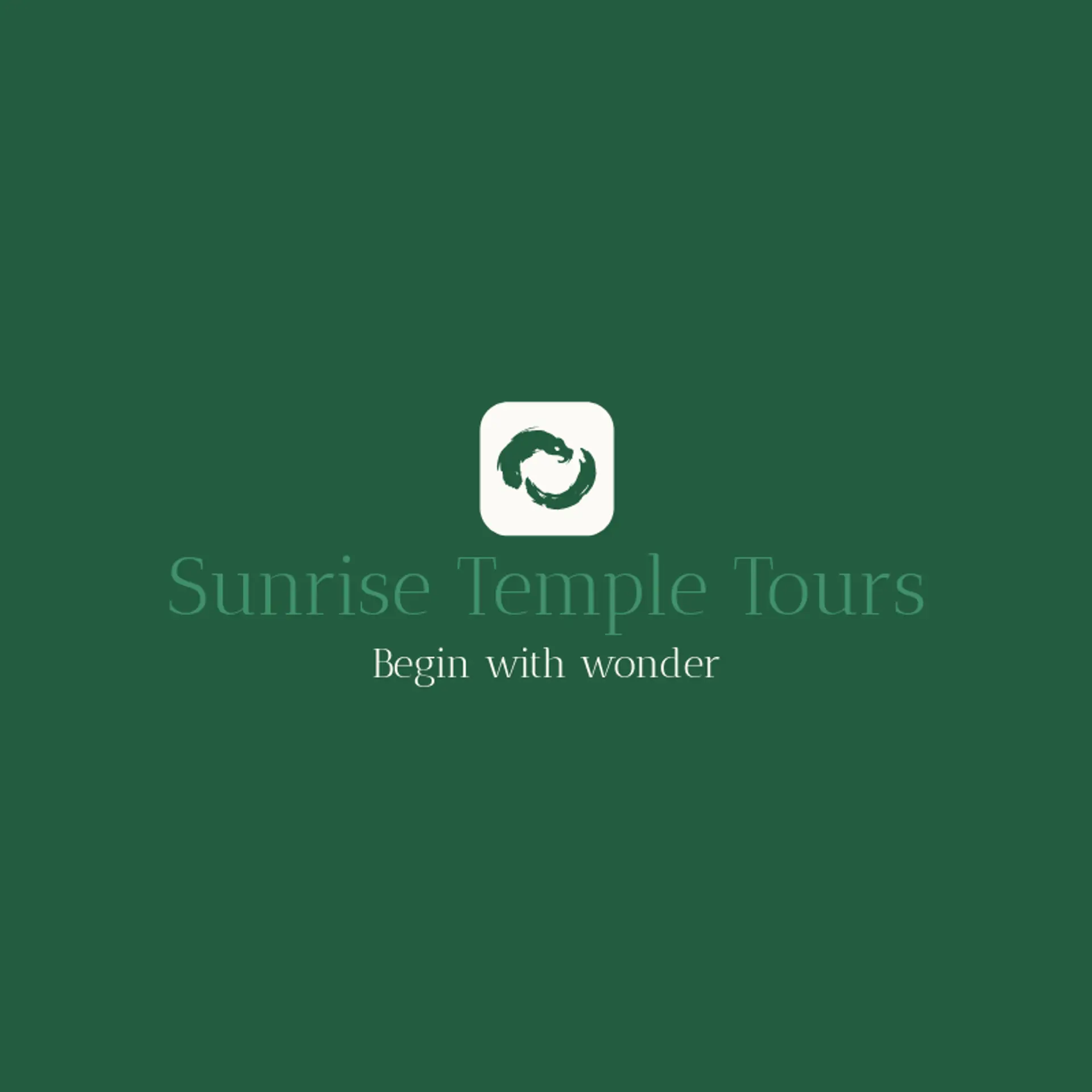 Sunrise Temple Tours logo for china