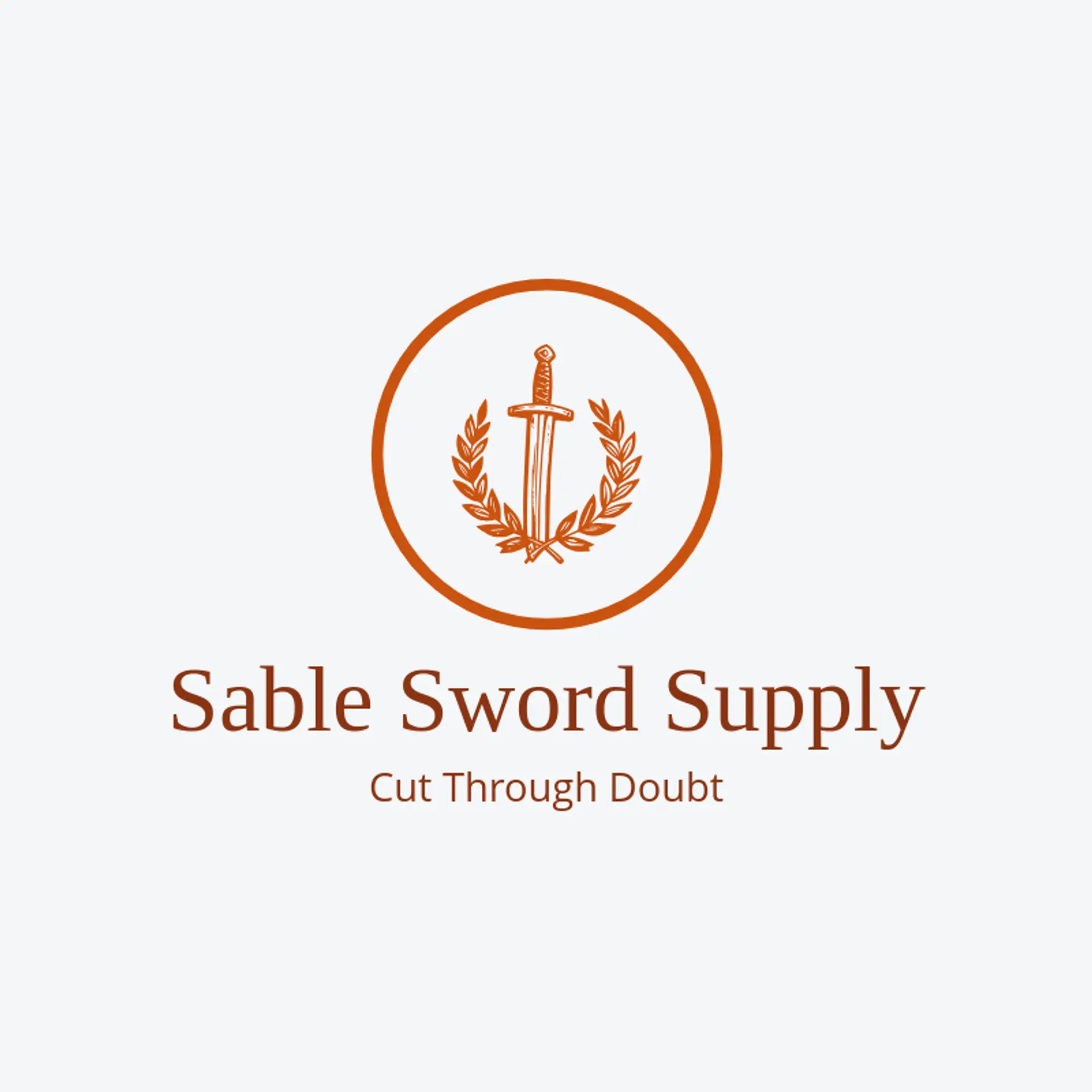 Sable Sword Supply logo for gladiator