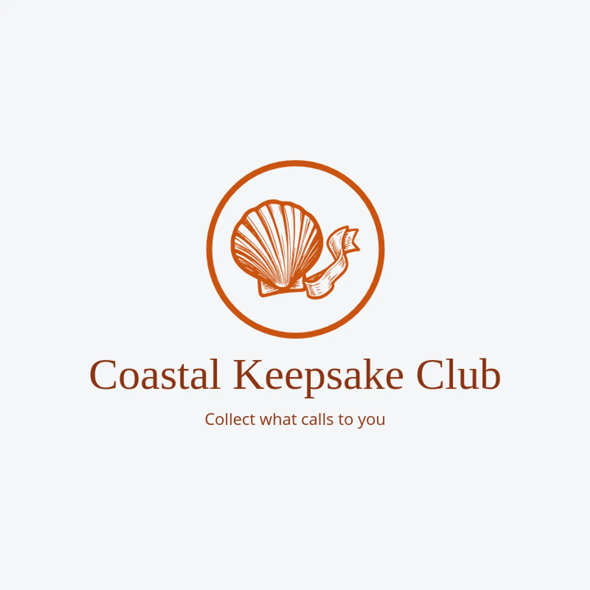 Coastal Keepsake Club logo for shell
