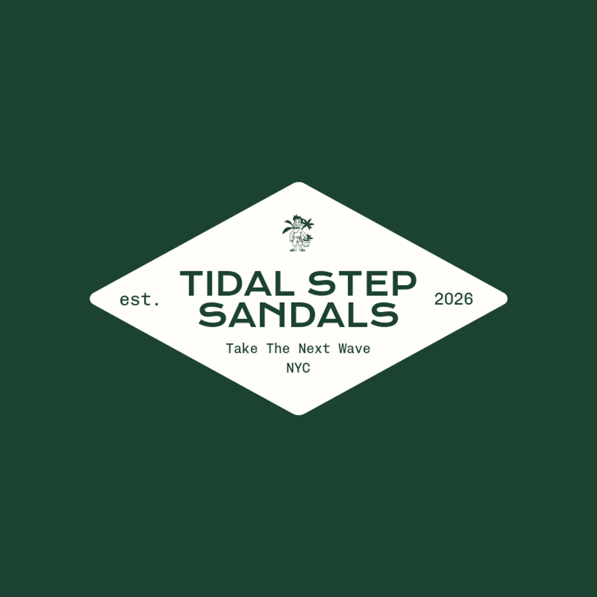 Tidal Step Sandals logo for sandals