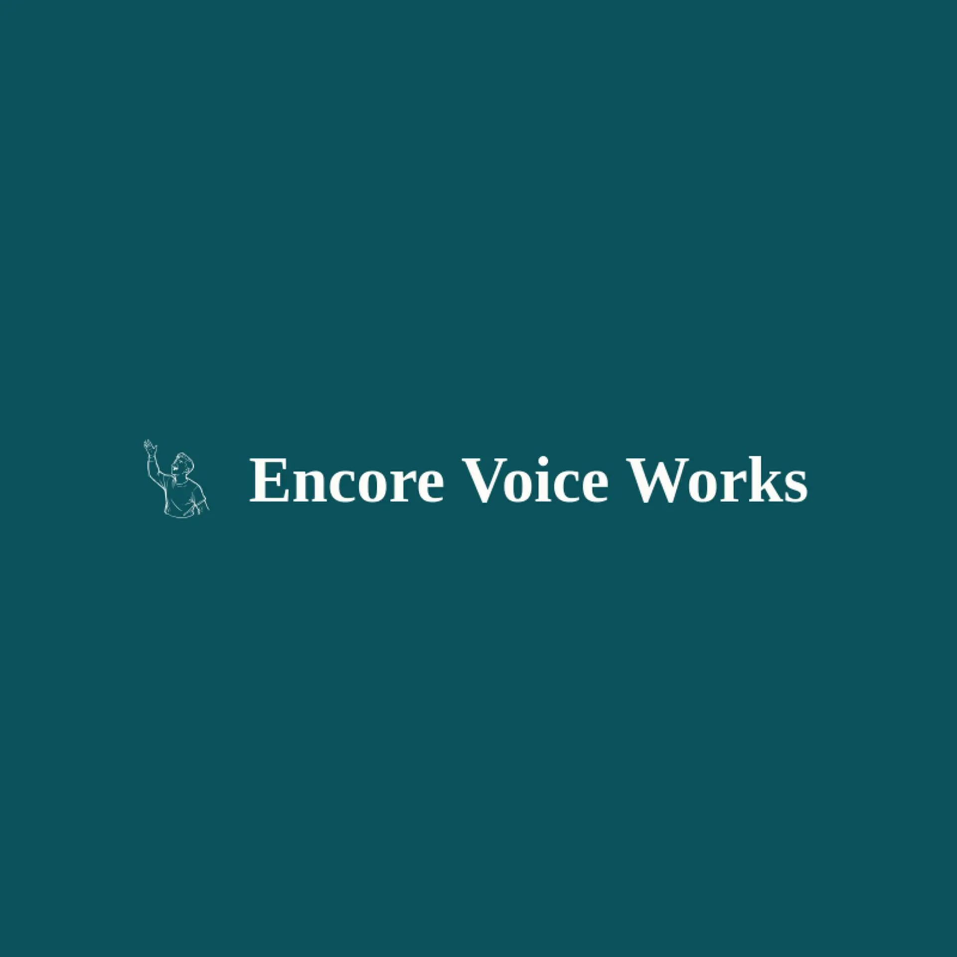 Encore Voice Works logo for singing