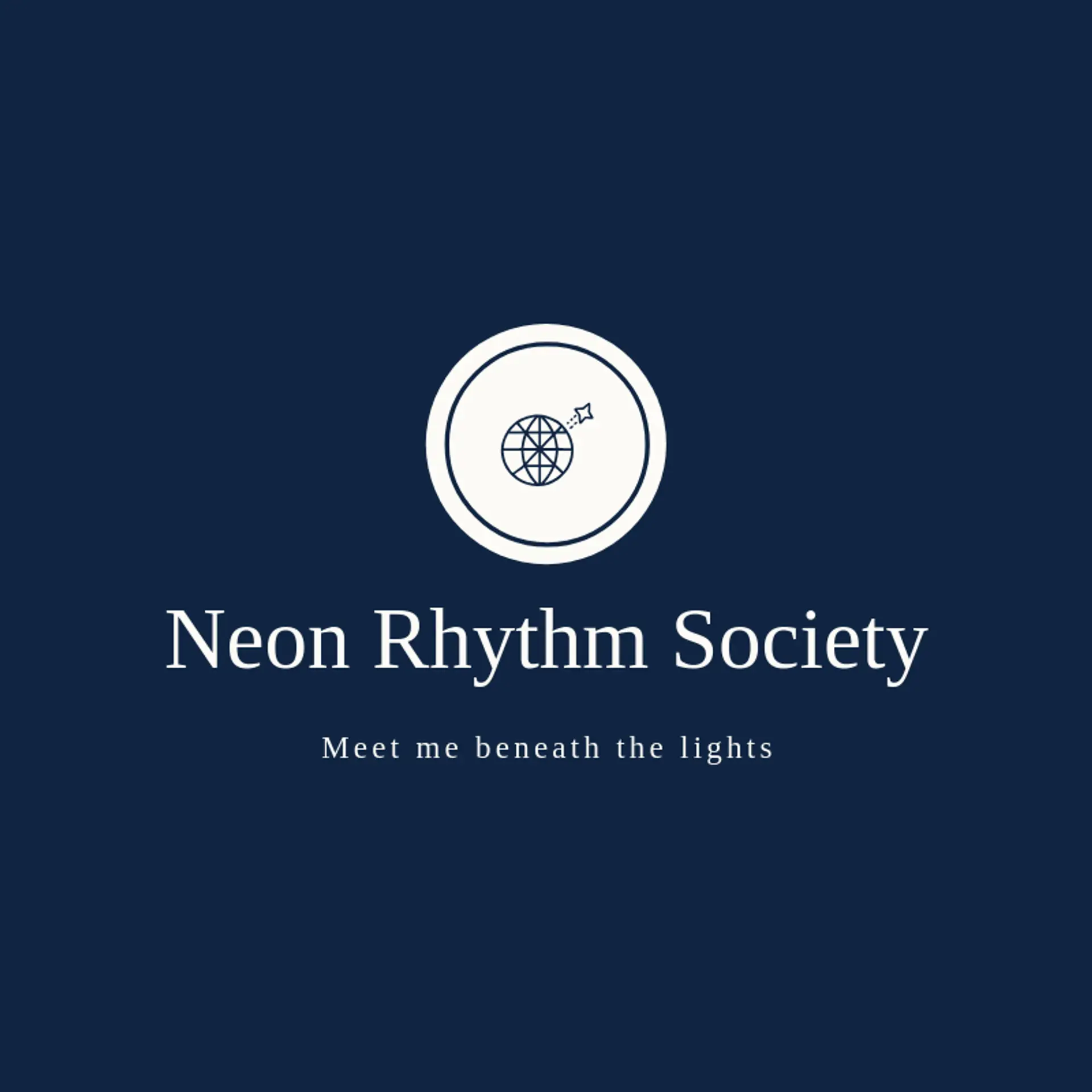Neon Rhythm Society logo for disco