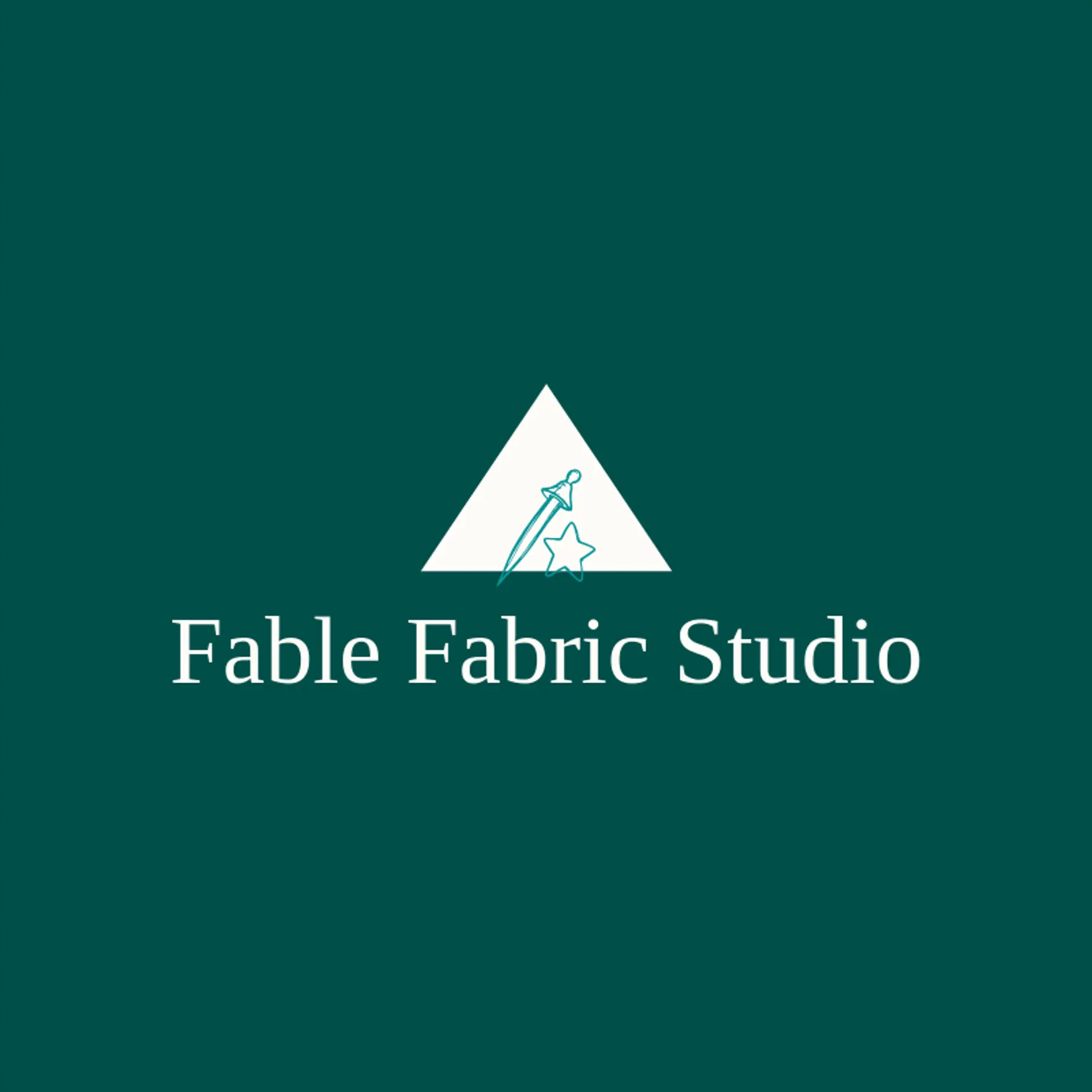 Fable Fabric Studio logo for stitching