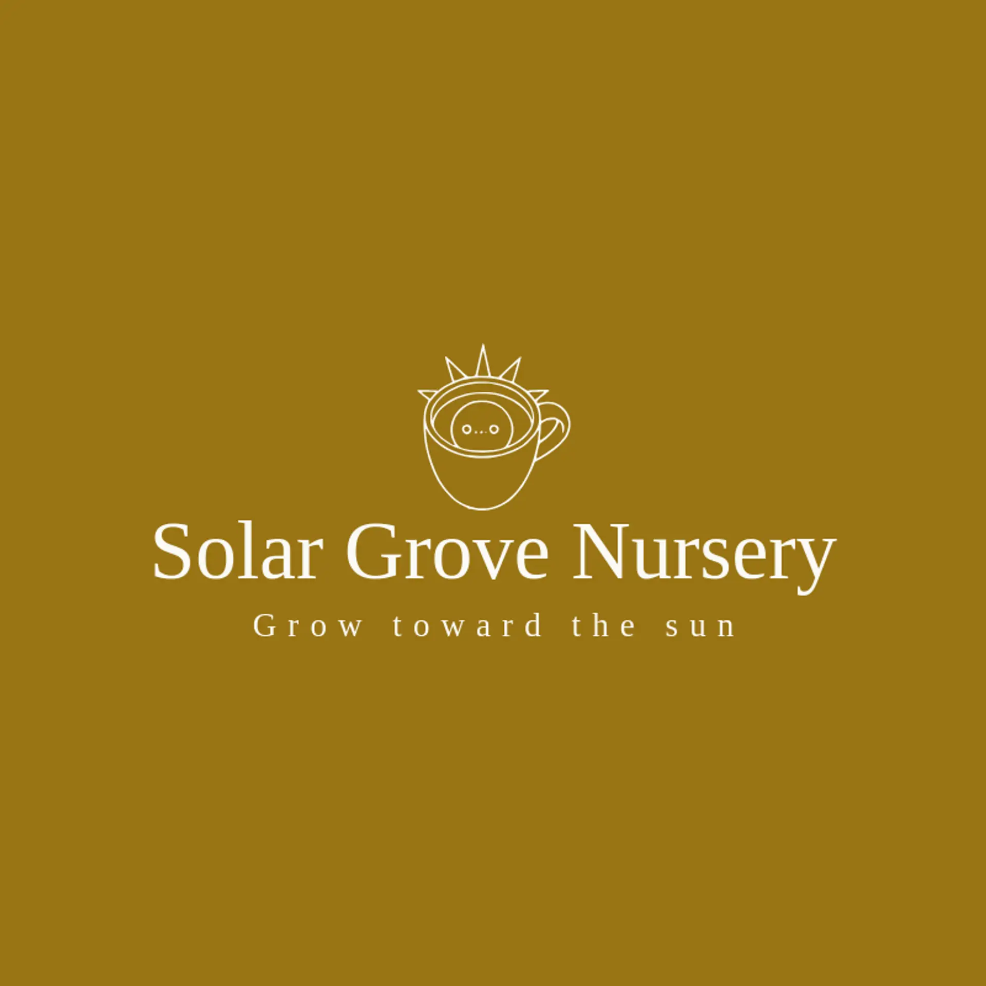 Solar Grove Nursery logo for rays