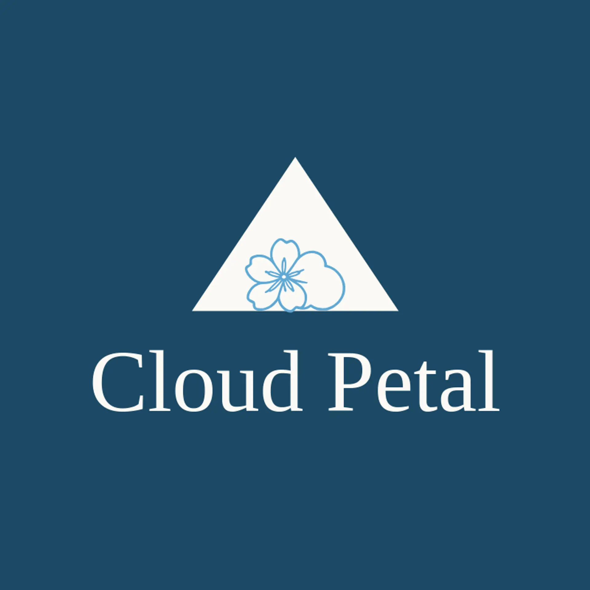 Cloud Petal logo for cherry blossom