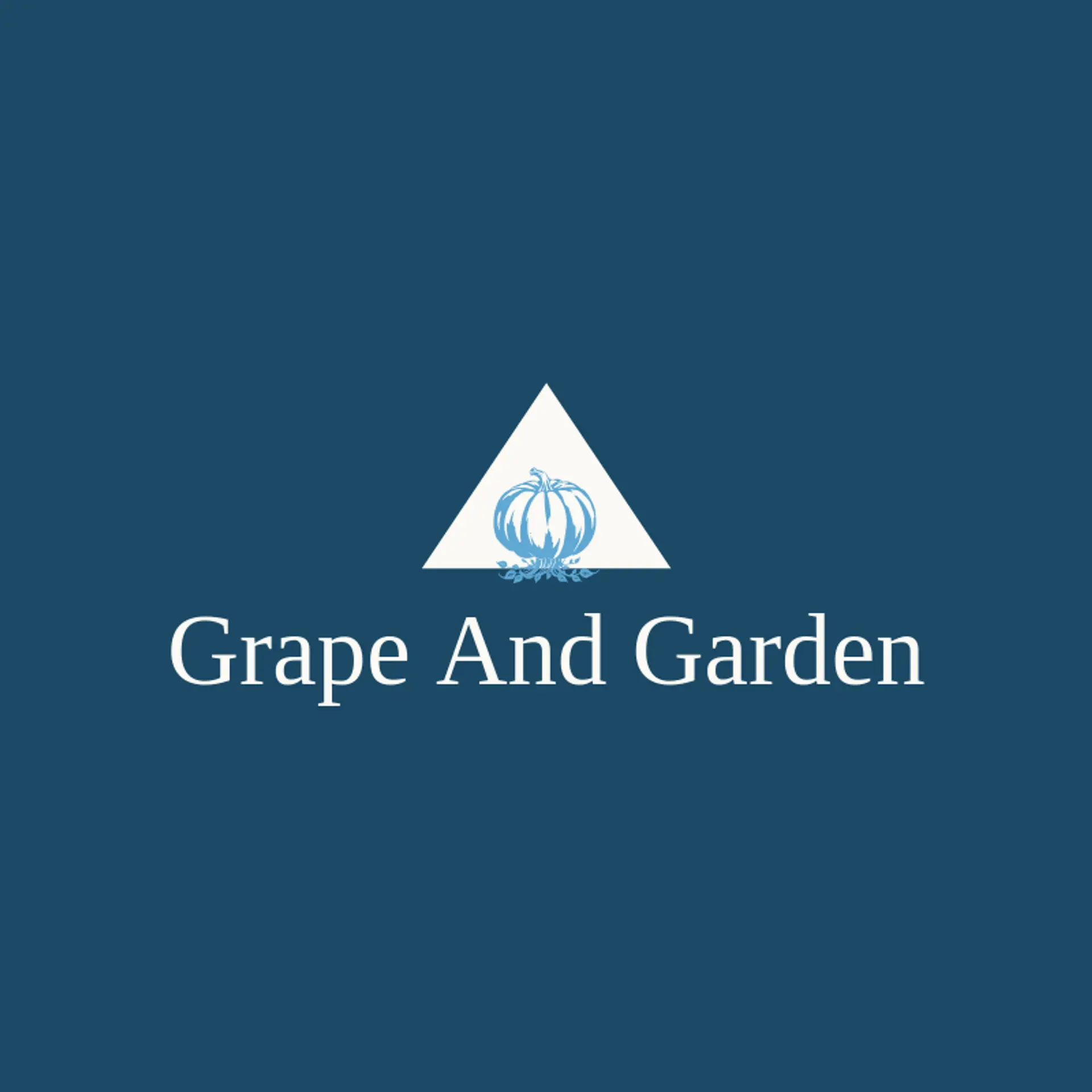 Grape and Garden logo for vine