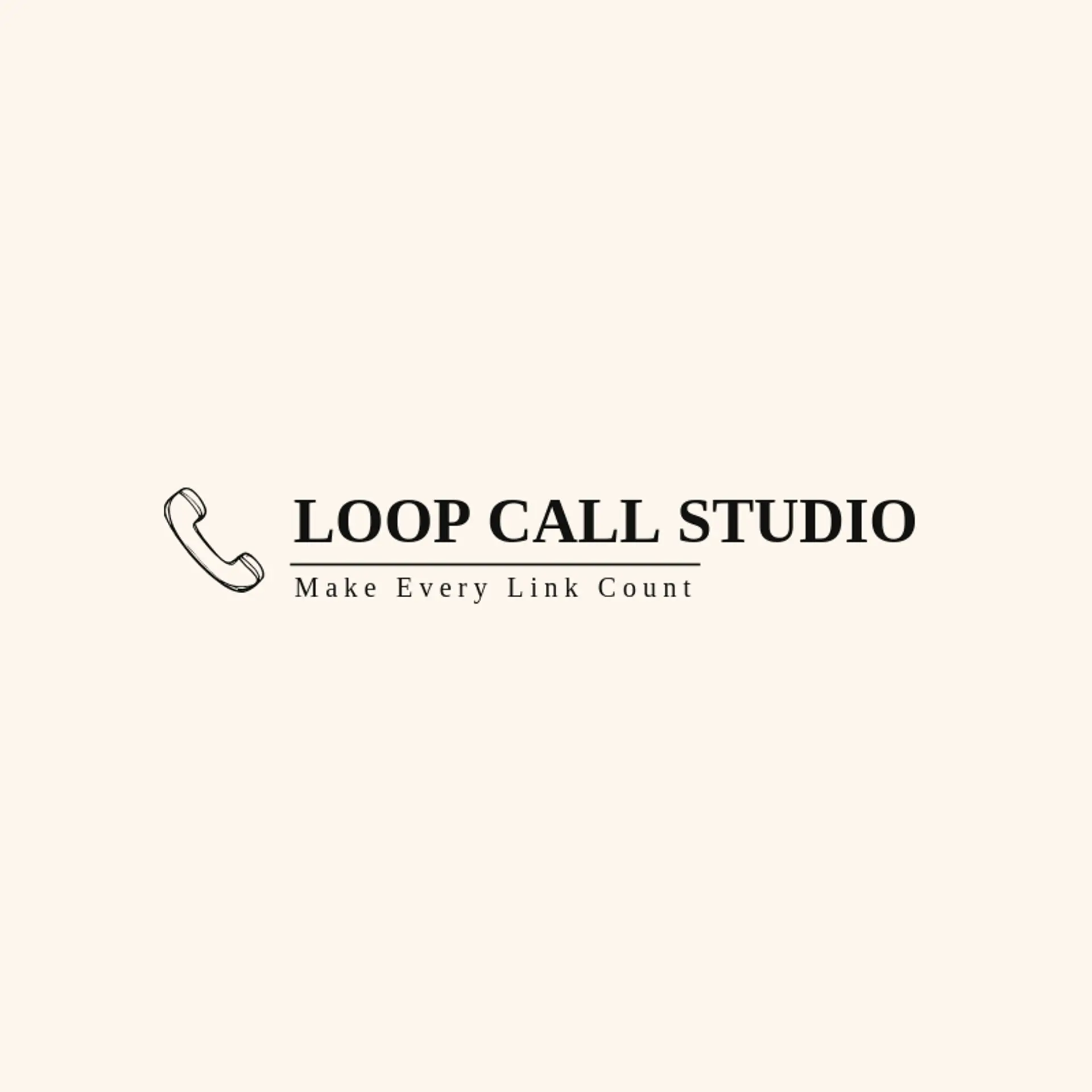 Loop Call Studio logo for telephone