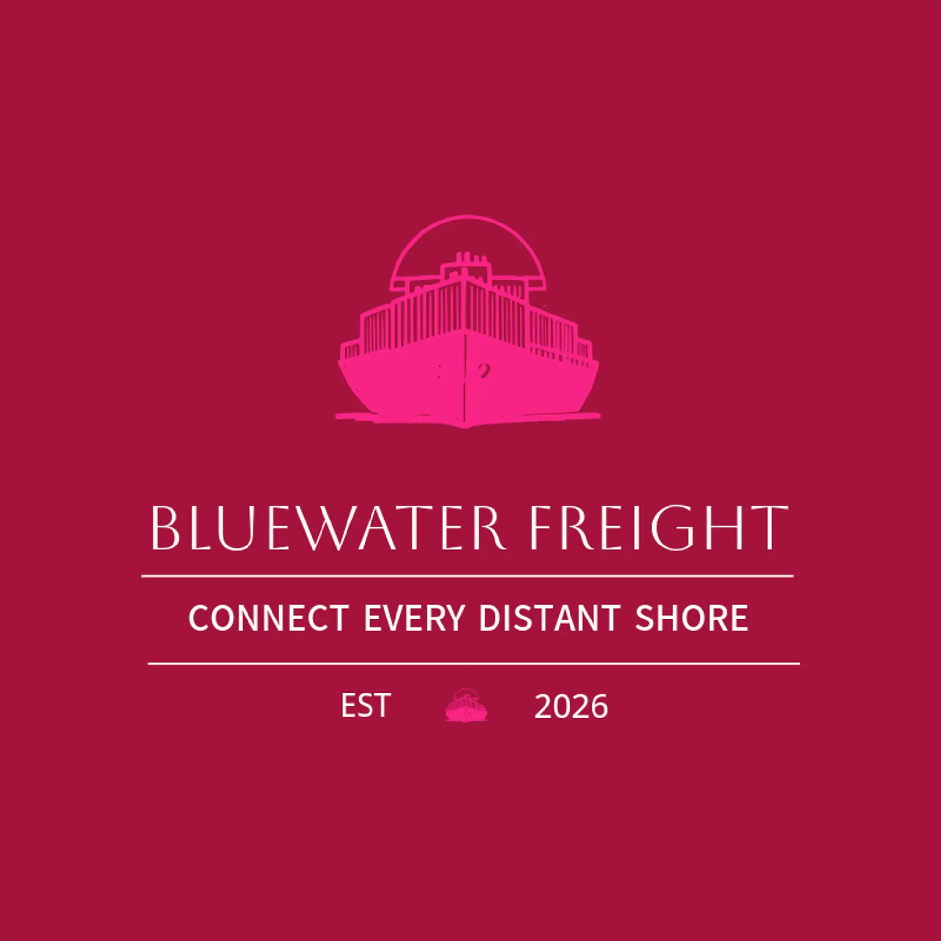 Bluewater Freight logo for dispatcher