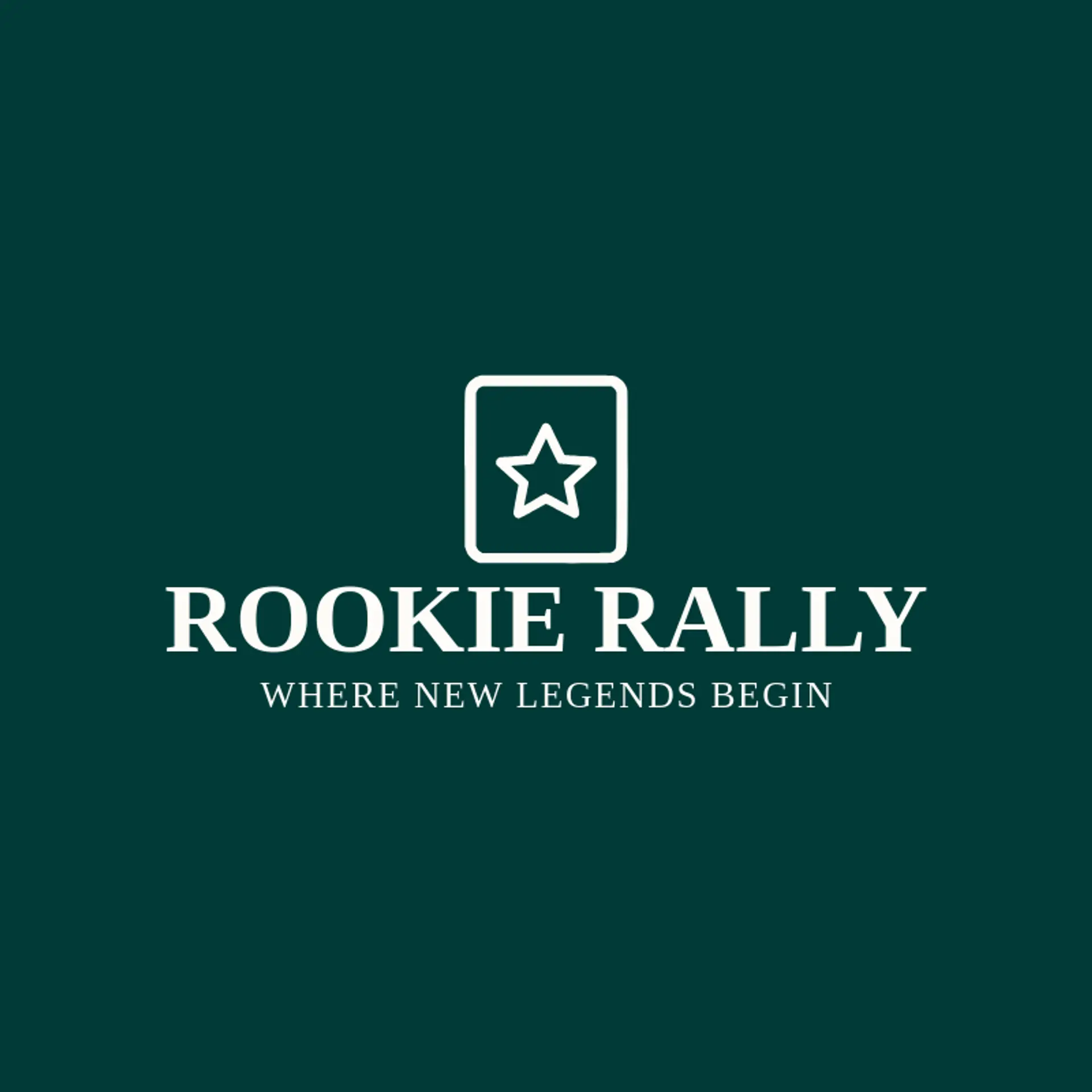 Rookie Rally logo for trading card