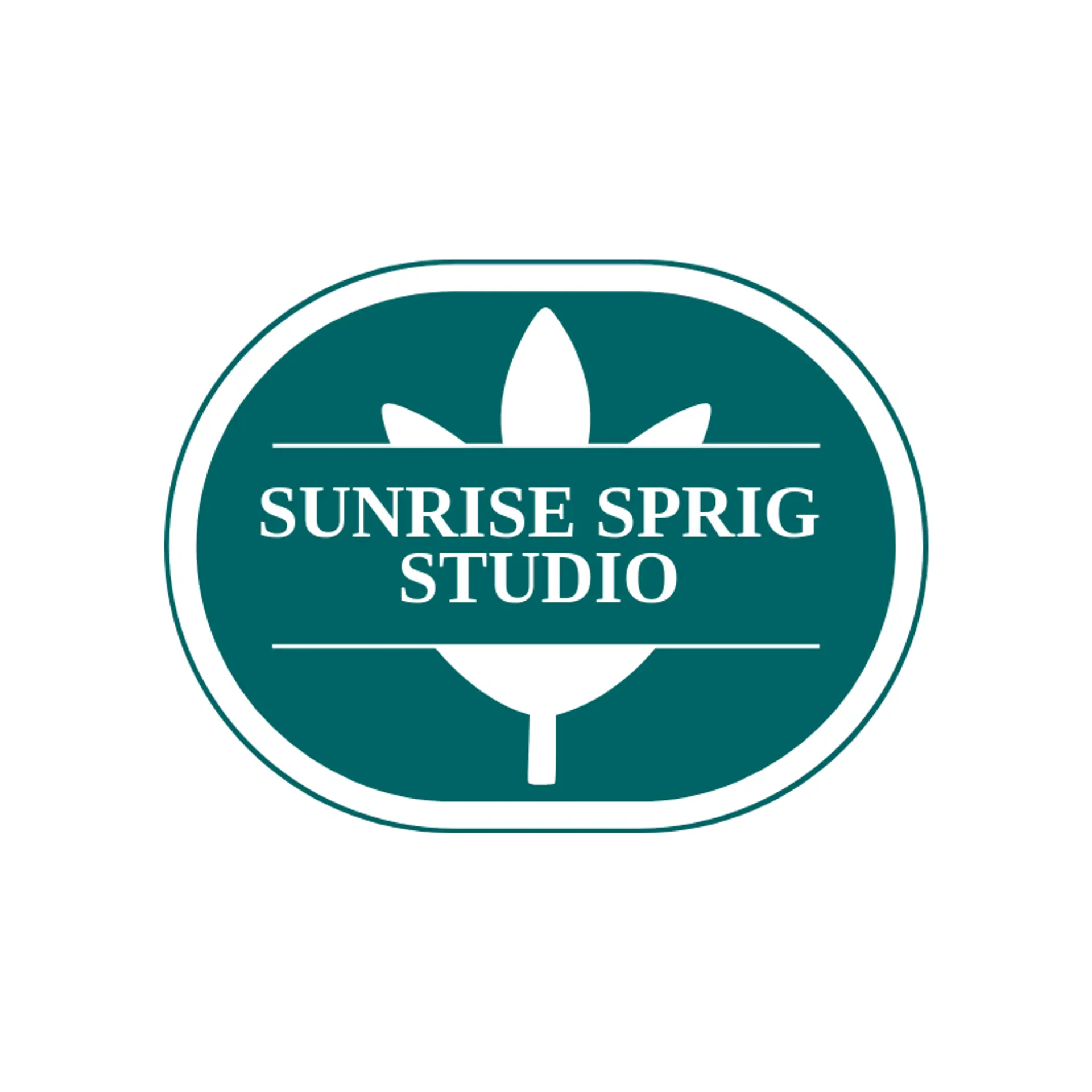 Sunrise Sprig Studio logo for fresh