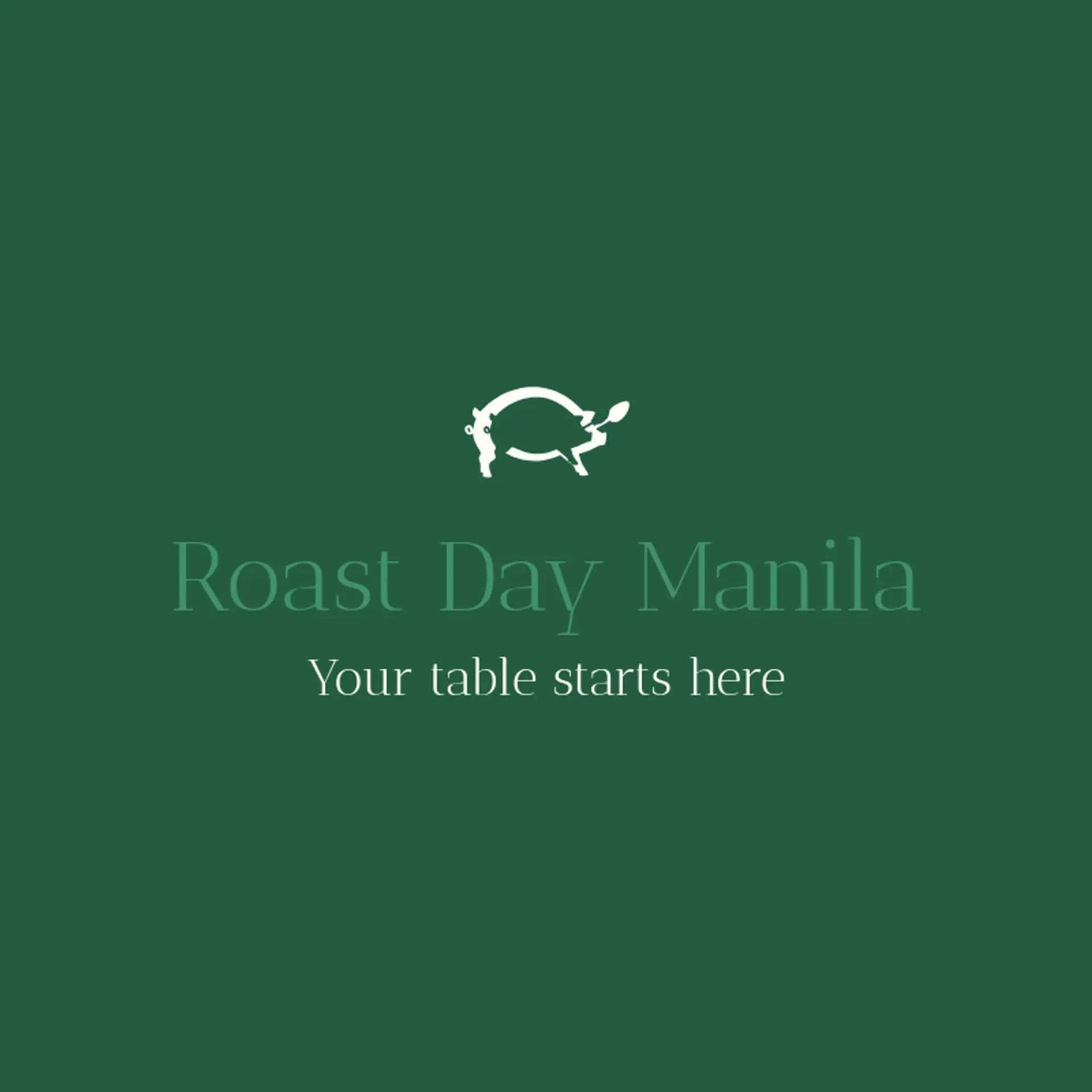 Roast Day Manila logo for lechon