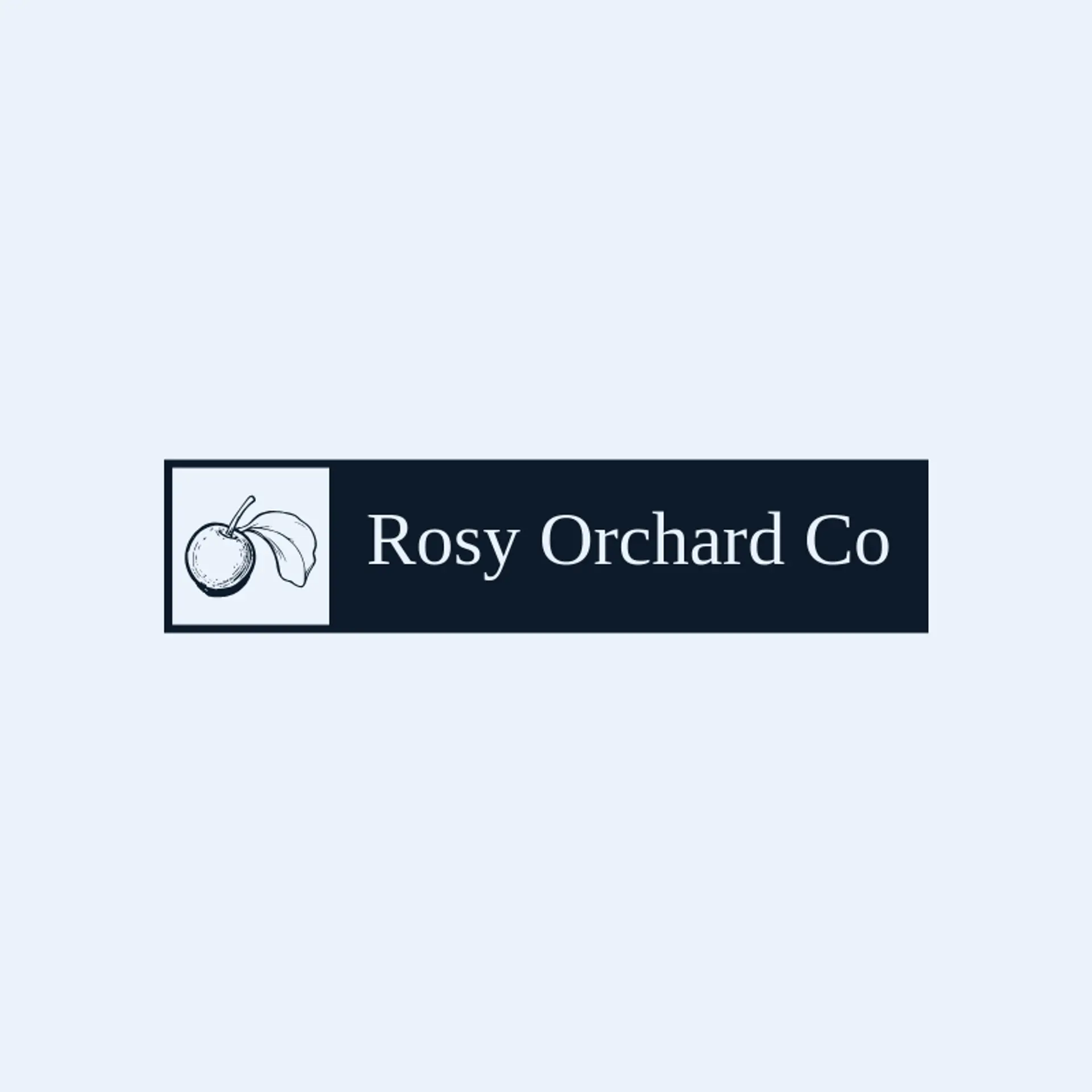 Rosy Orchard Co logo for berry