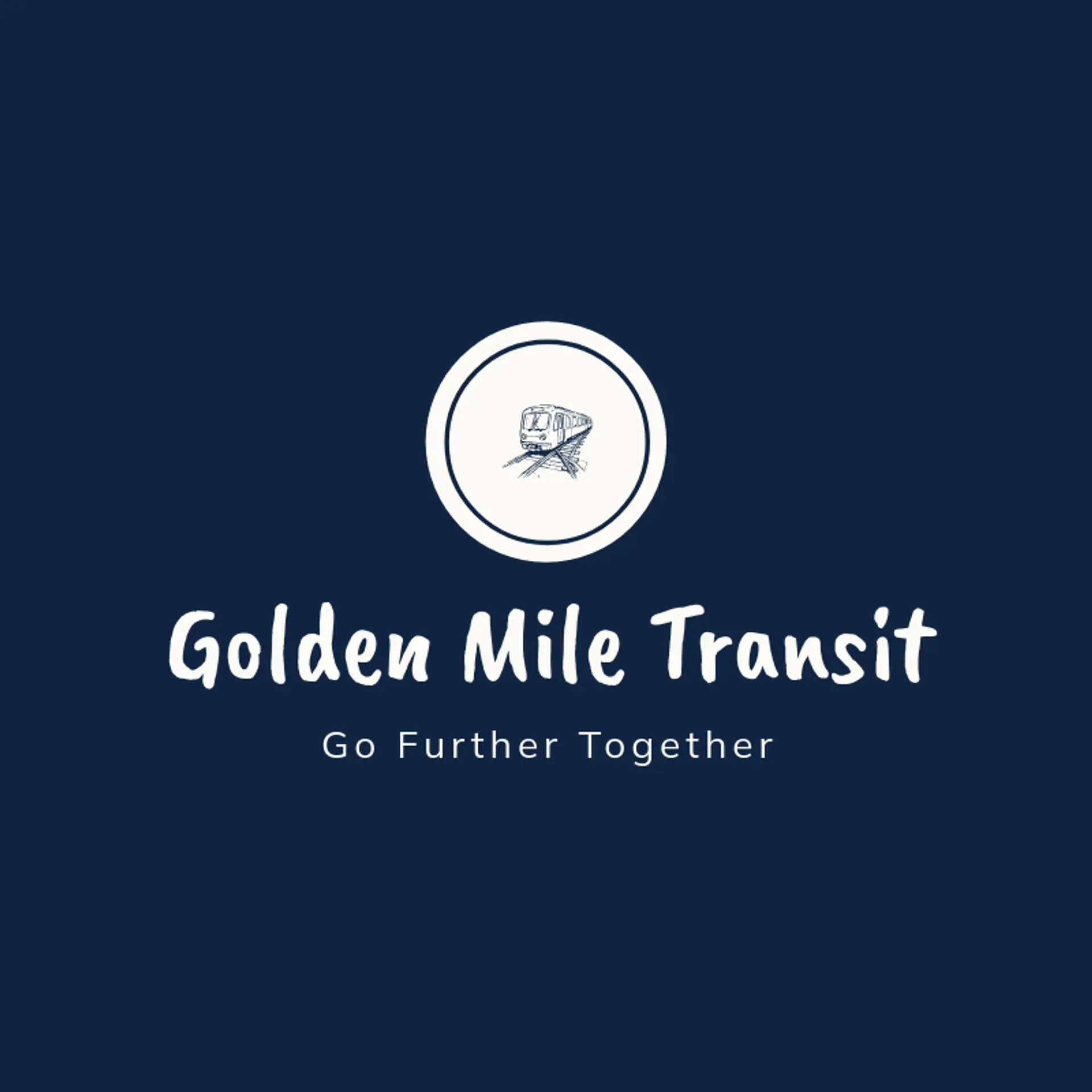 Golden Mile Transit logo for train