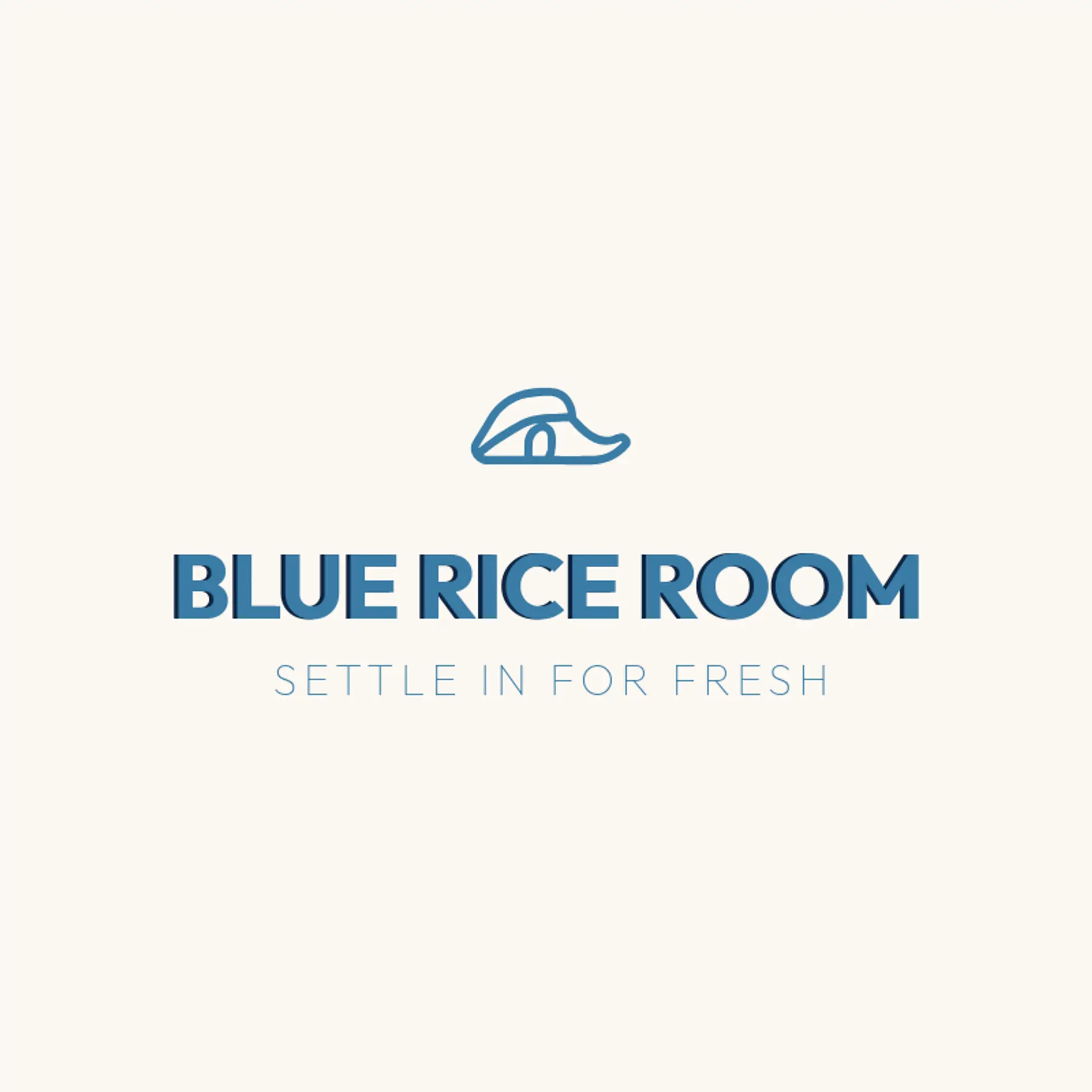 Blue Rice Room logo for sushi